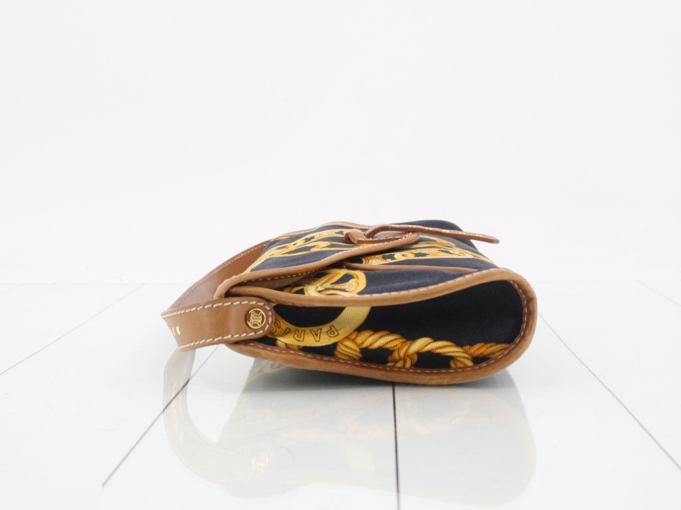 Chain pattern one-shoulder bag — view 4