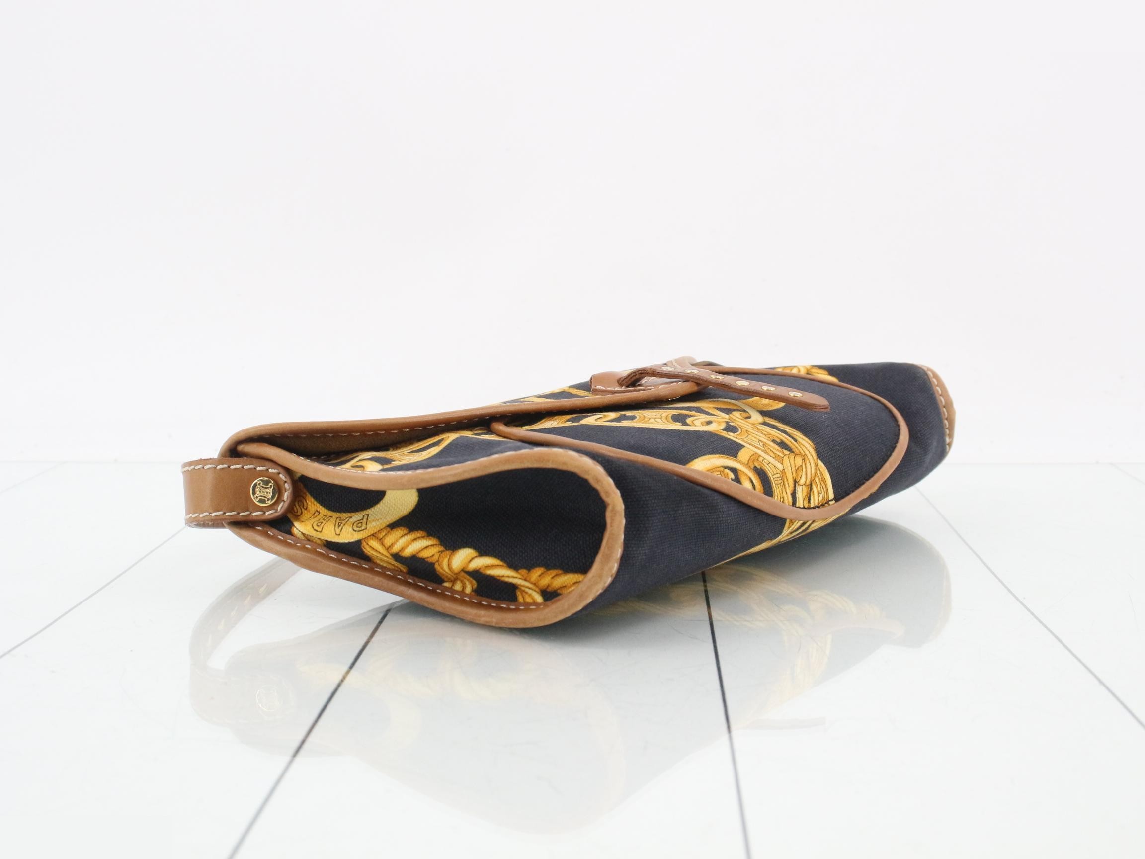 Chain pattern one-shoulder bag — view 5