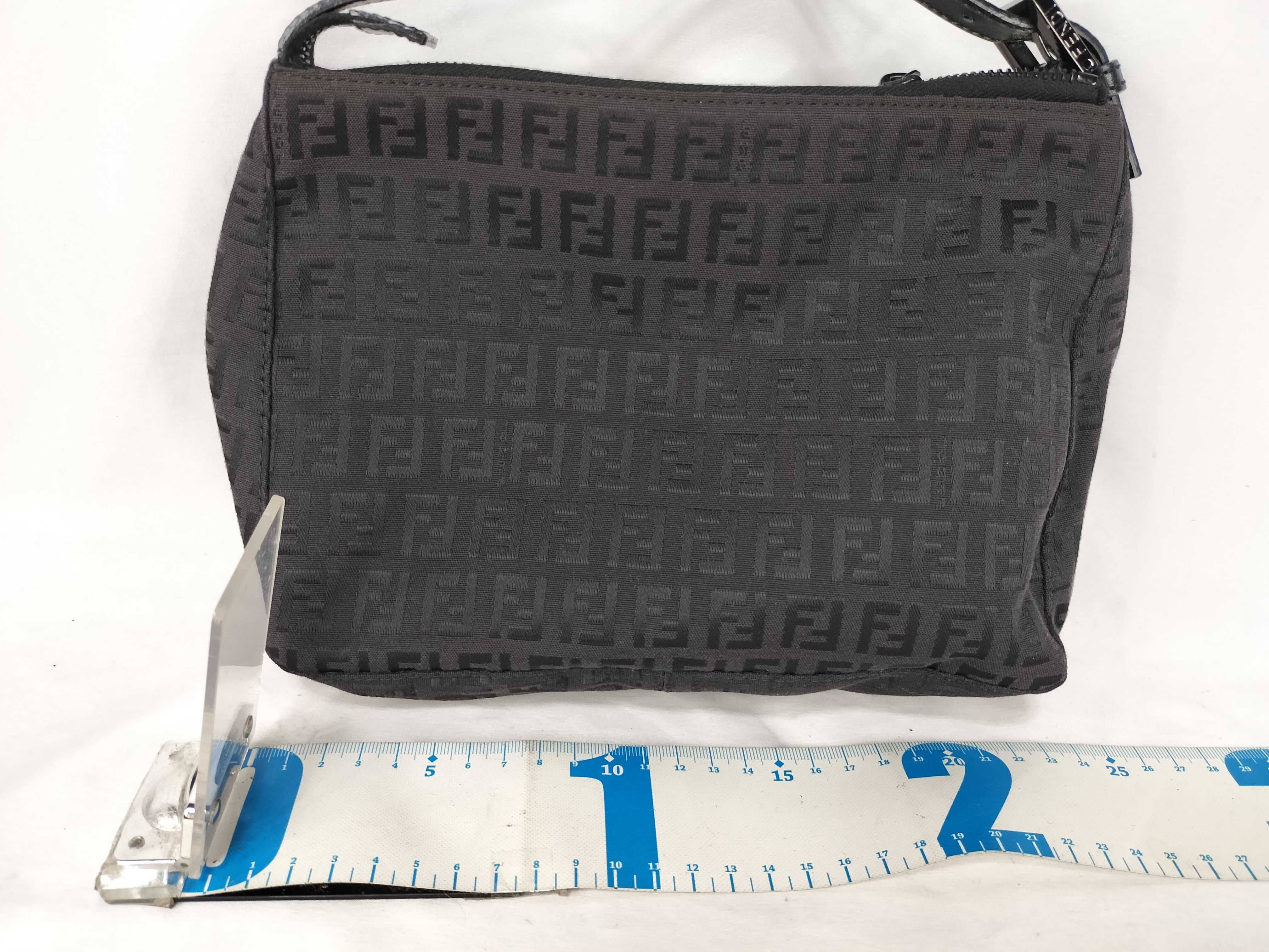 Zucca pattern Fendi Zucchino accessory pouch handbag — view 2