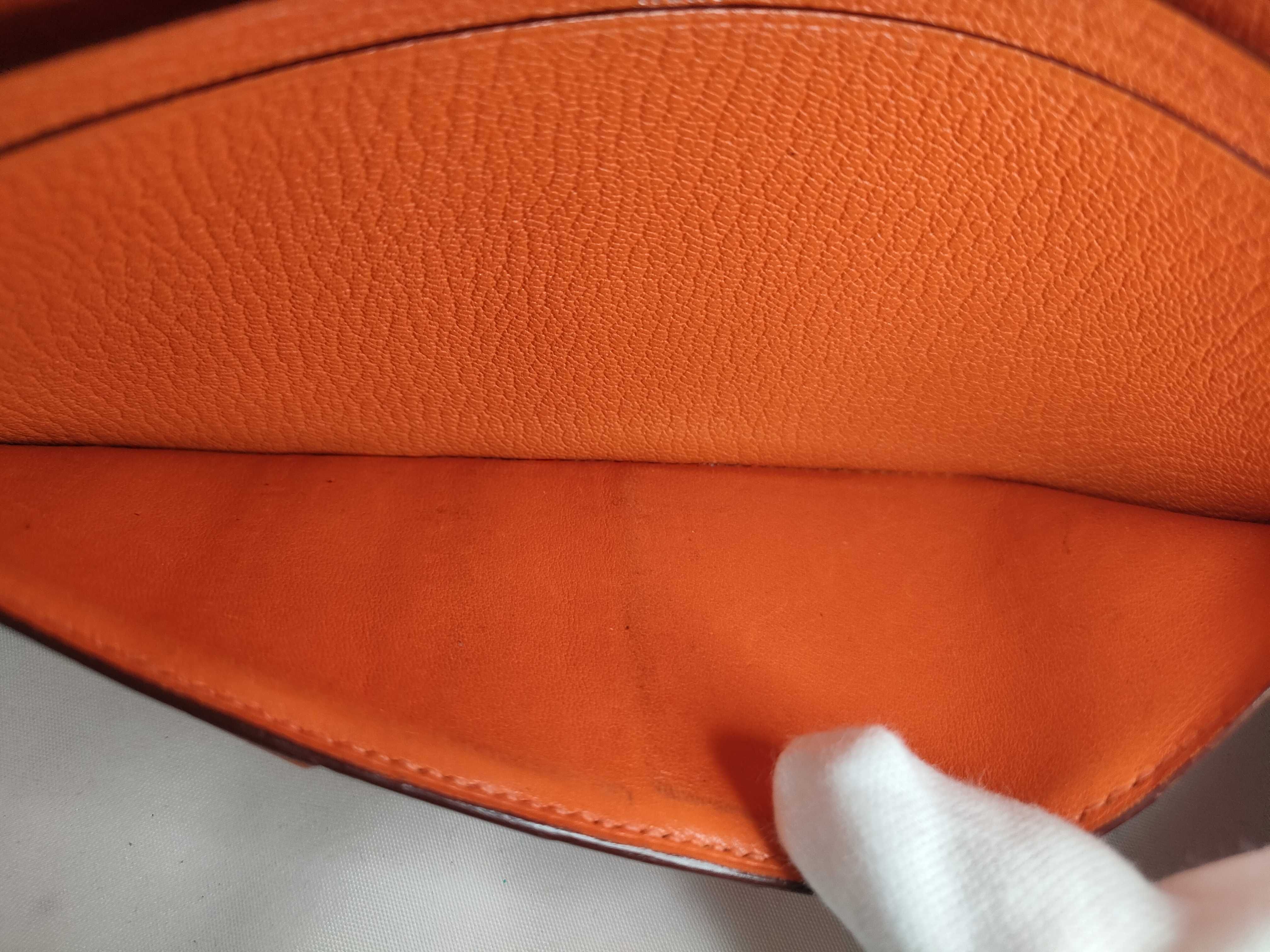Bean Orange Long Wallet K Engraved Wallet — view 13