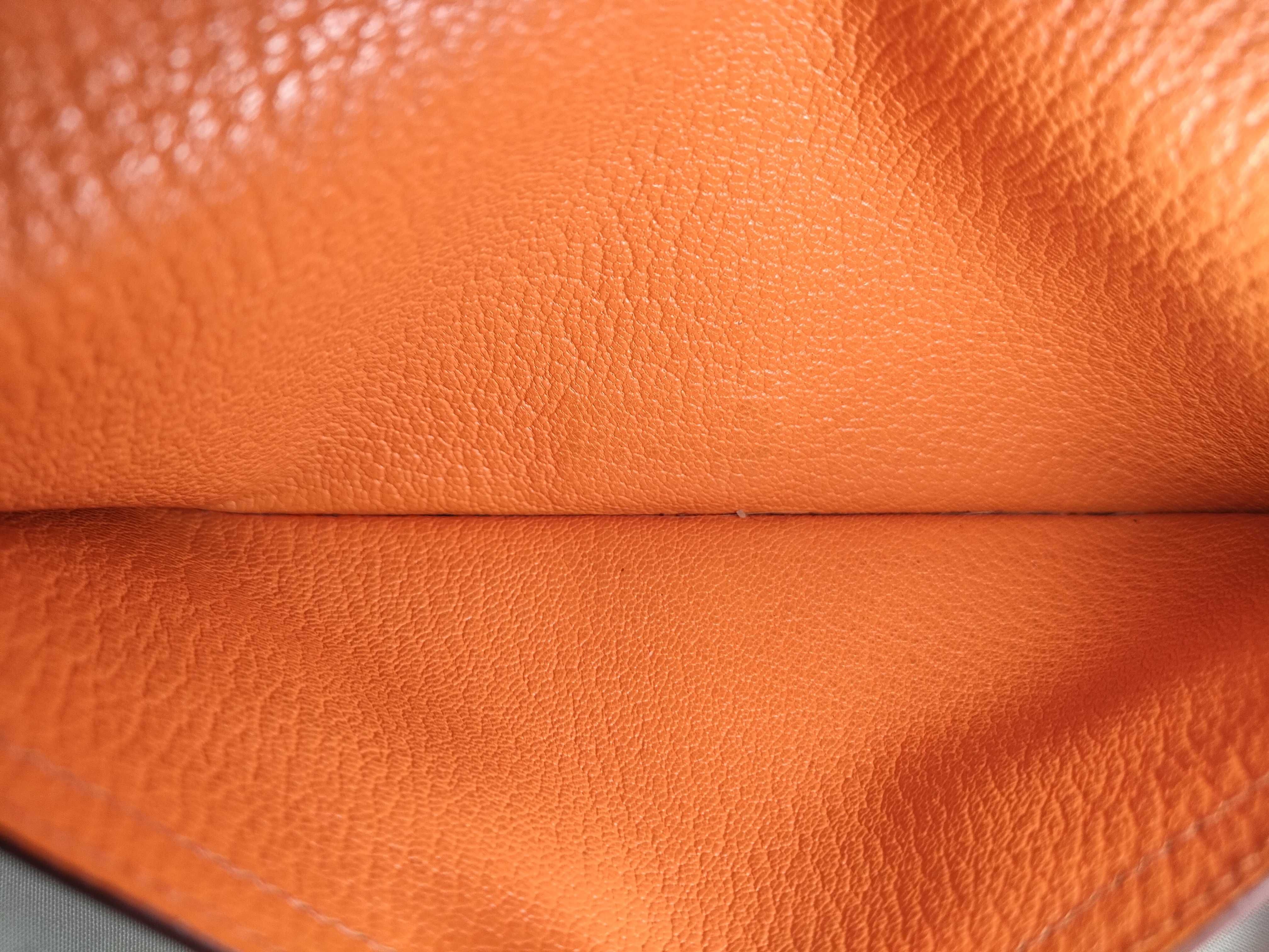 Bean Orange Long Wallet K Engraved Wallet — view 14