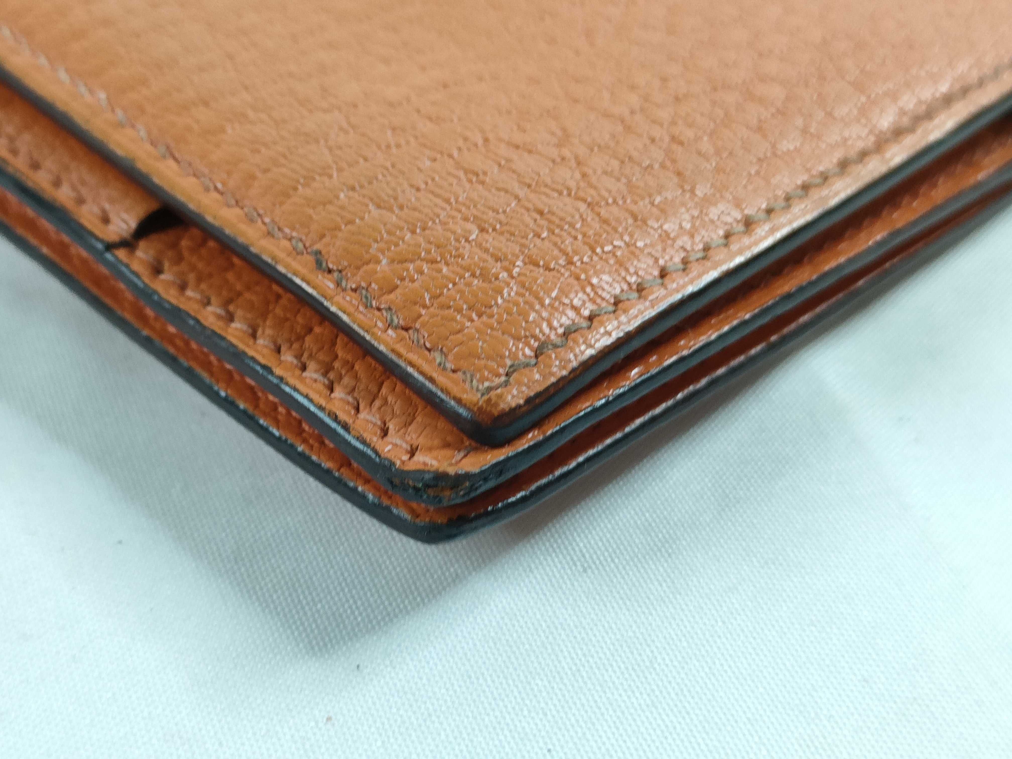 Bean Orange Long Wallet K Engraved Wallet — view 4