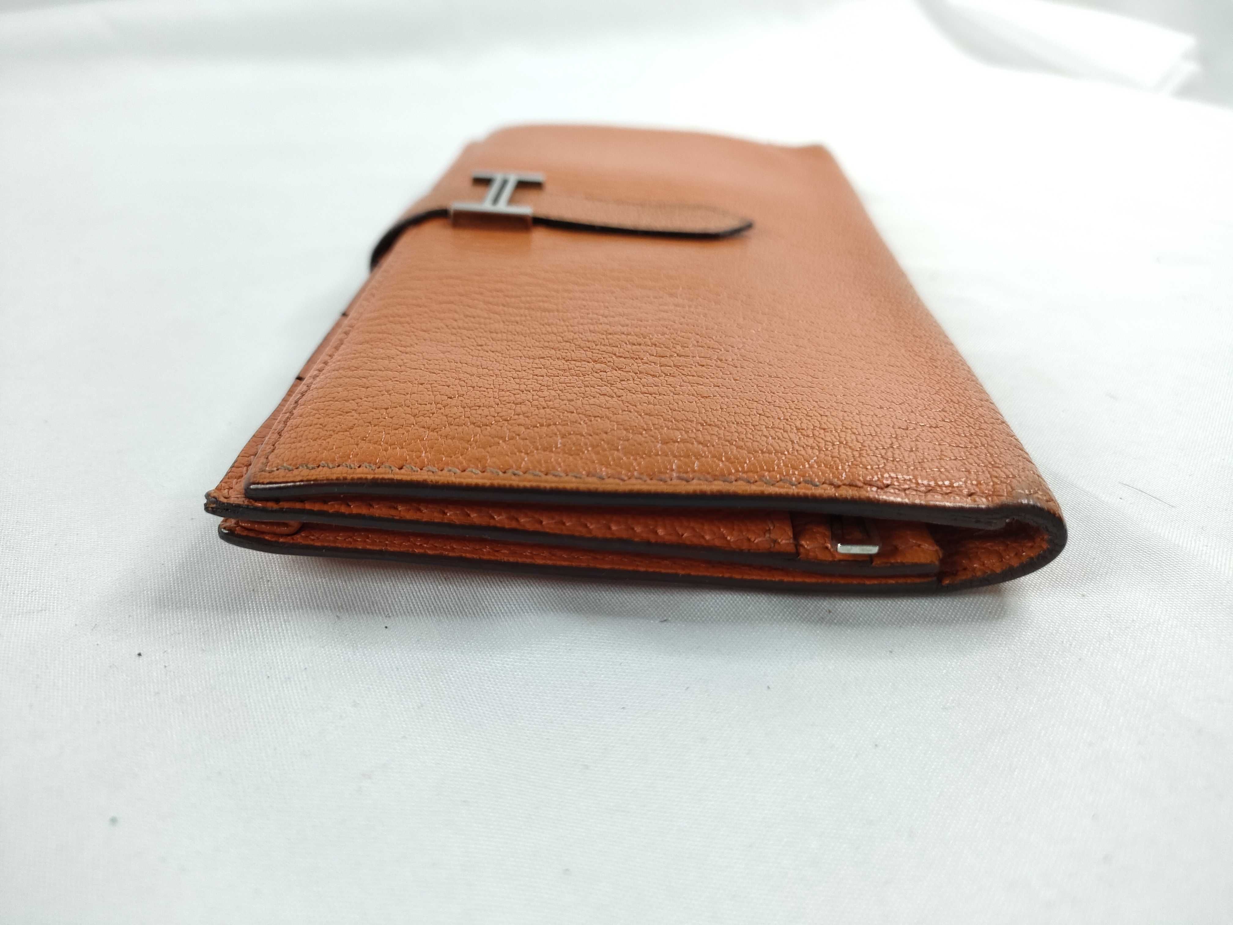 Bean Orange Long Wallet K Engraved Wallet — view 5