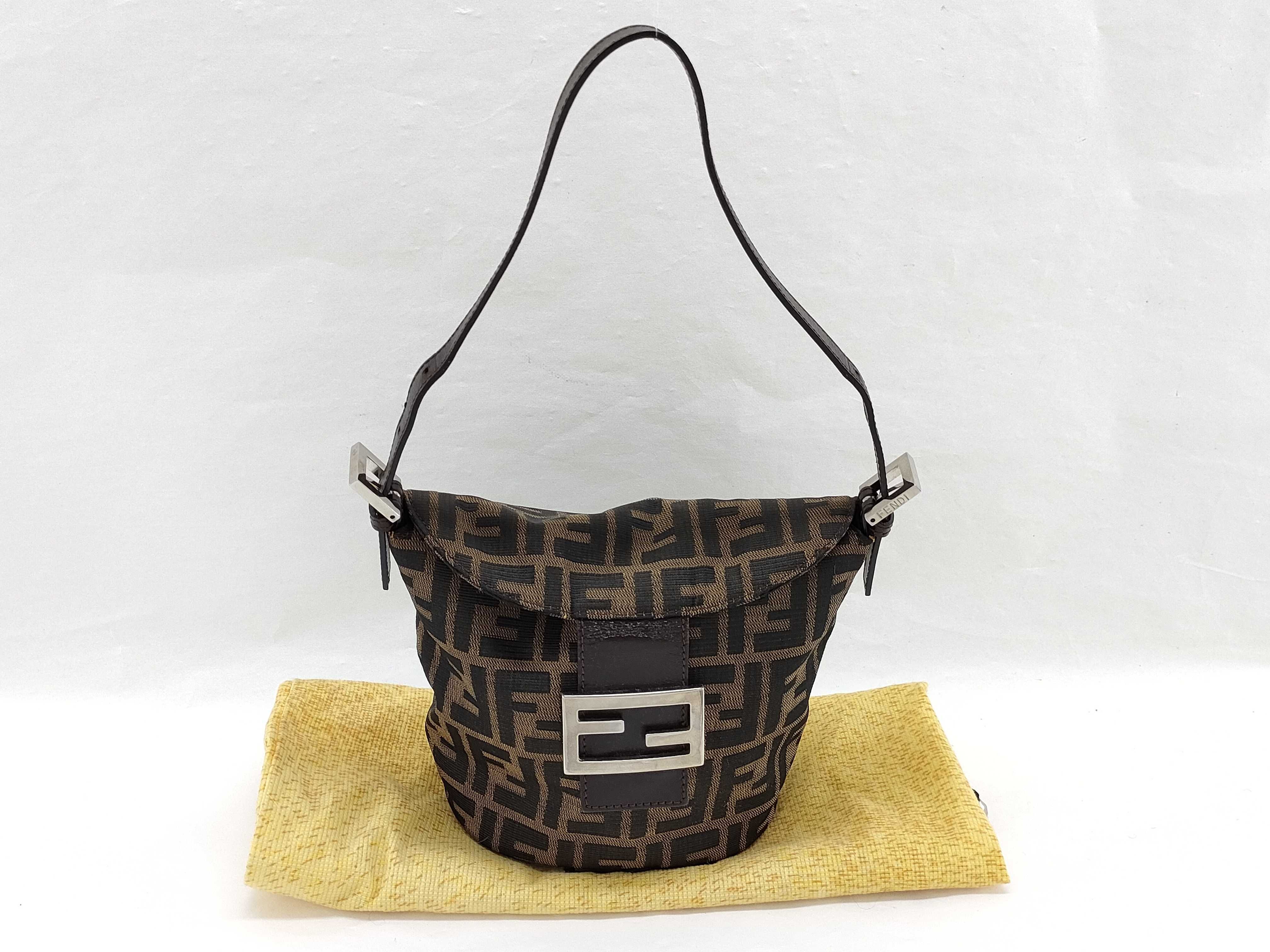 Zucca Pattern Fendi Zugga Mamma Bucket Handbag