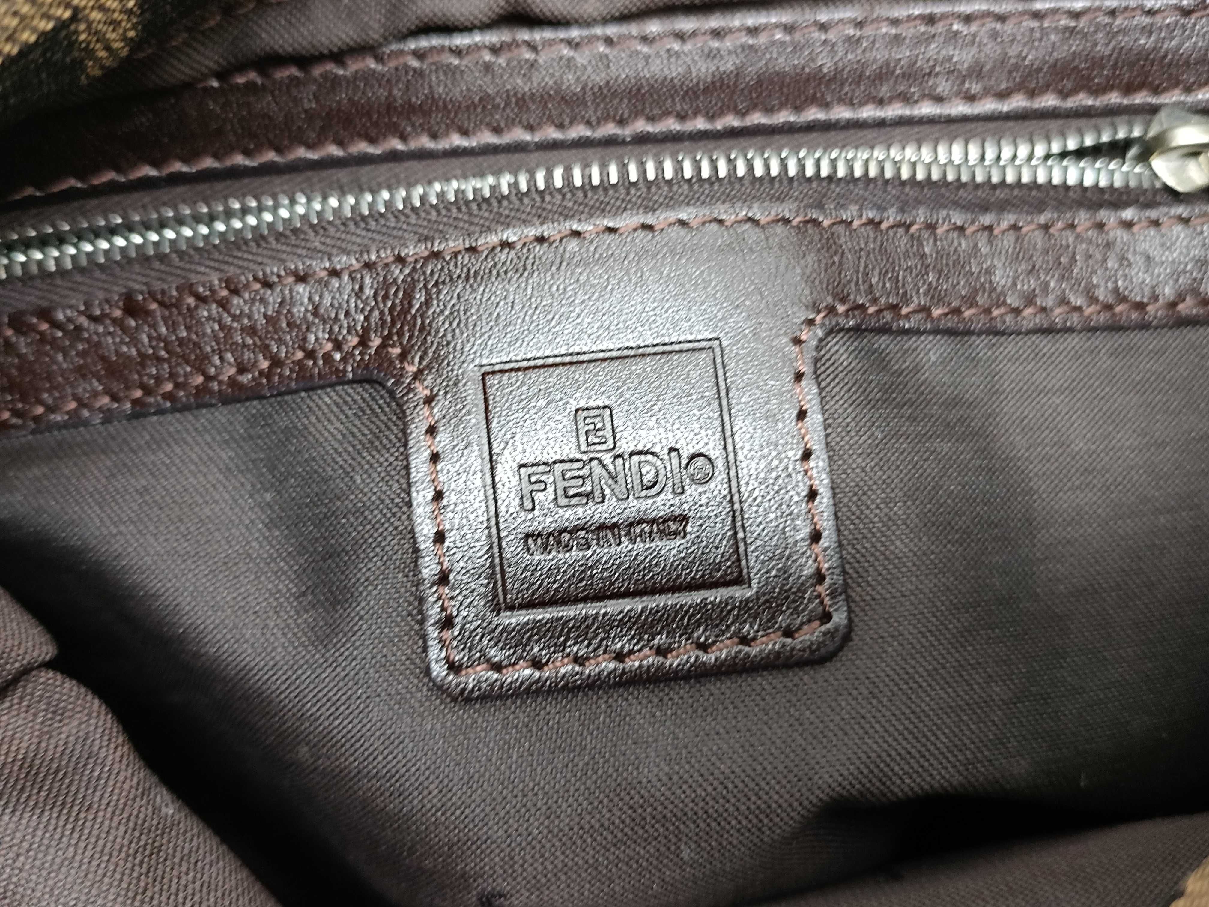 Zucca Pattern Fendi Zugga Mamma Bucket Handbag — view 12