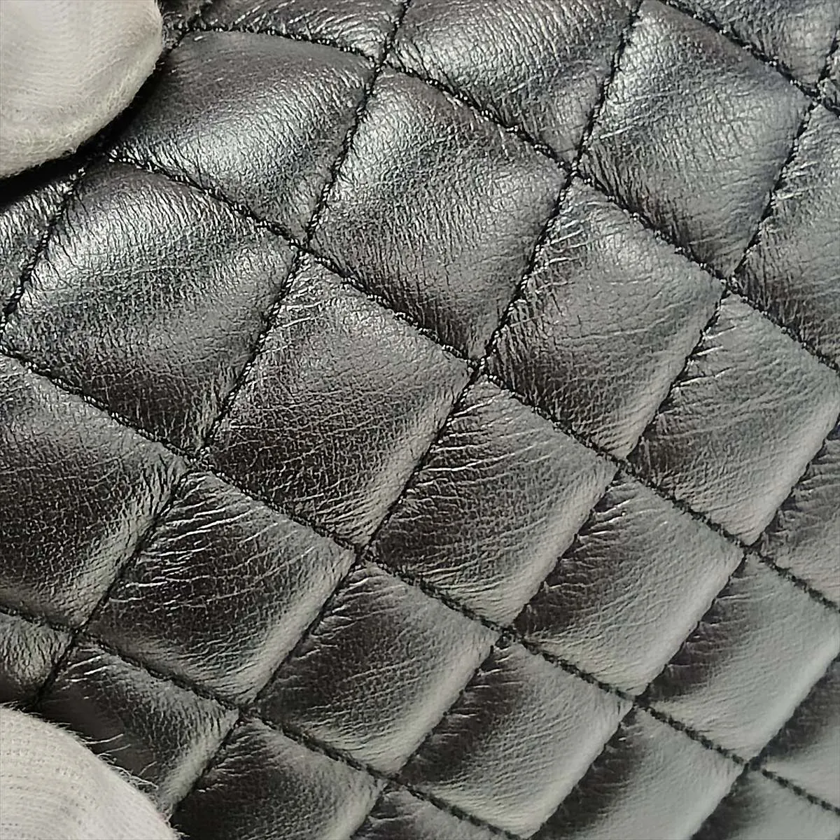 Boy Chanel 25 Lambskin Chain Shoulder Bag, Black with Gunmetal Hardware, PPJTUC28, Random Plate, A67086 — view 11