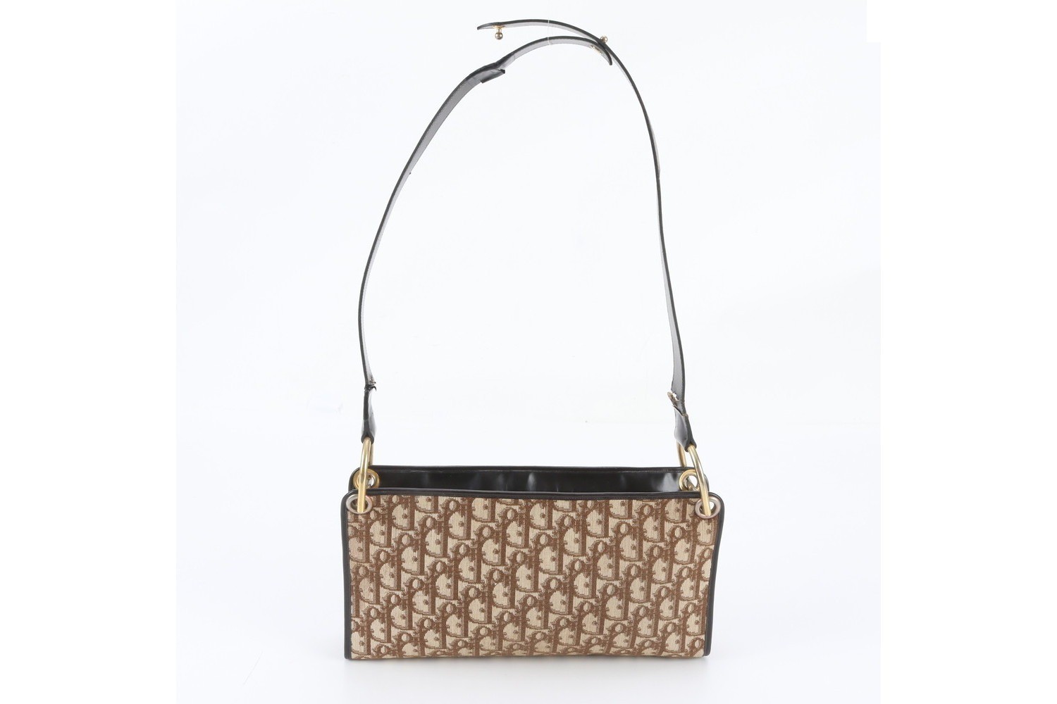 Vintage Trotter canvas leather shoulder bag — view 3