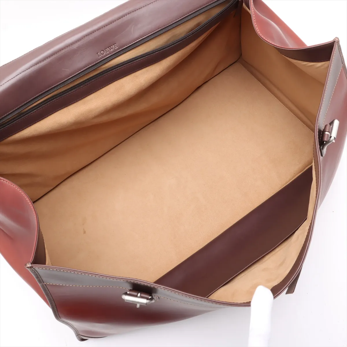 [Individually wrapped] Loewe Leather Boston Brown — view 7