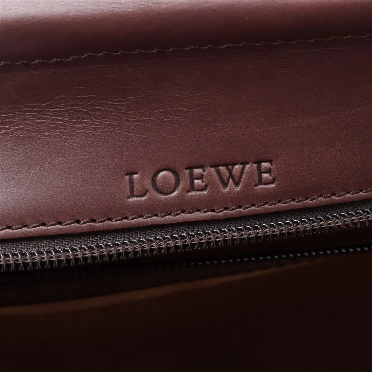 [Individually wrapped] Loewe Leather Boston Brown — view 10