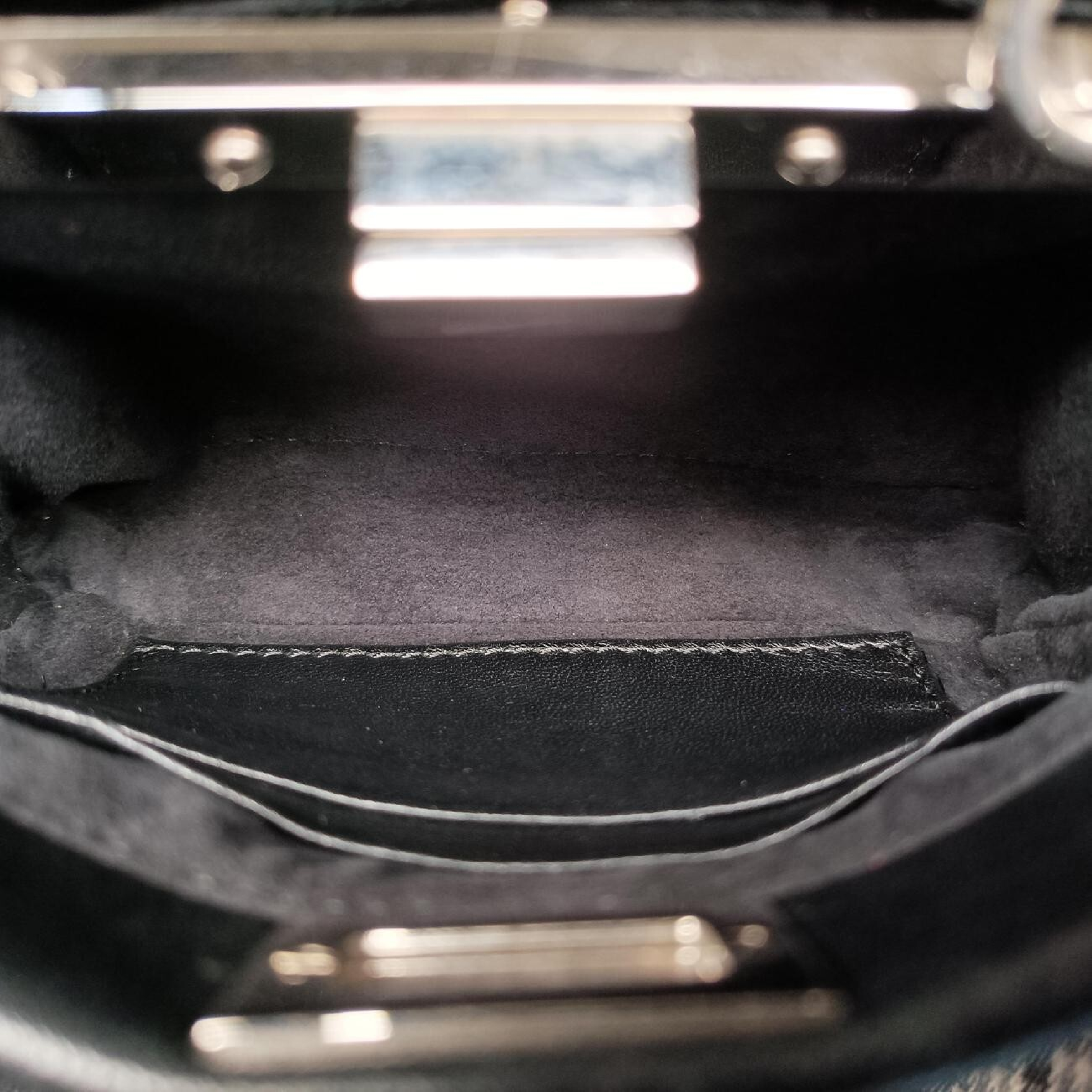 Micro Peekaboo Black x Multi Leather Shoulder Bag 8M0355 8M0355-87M-169-3355 — view 6