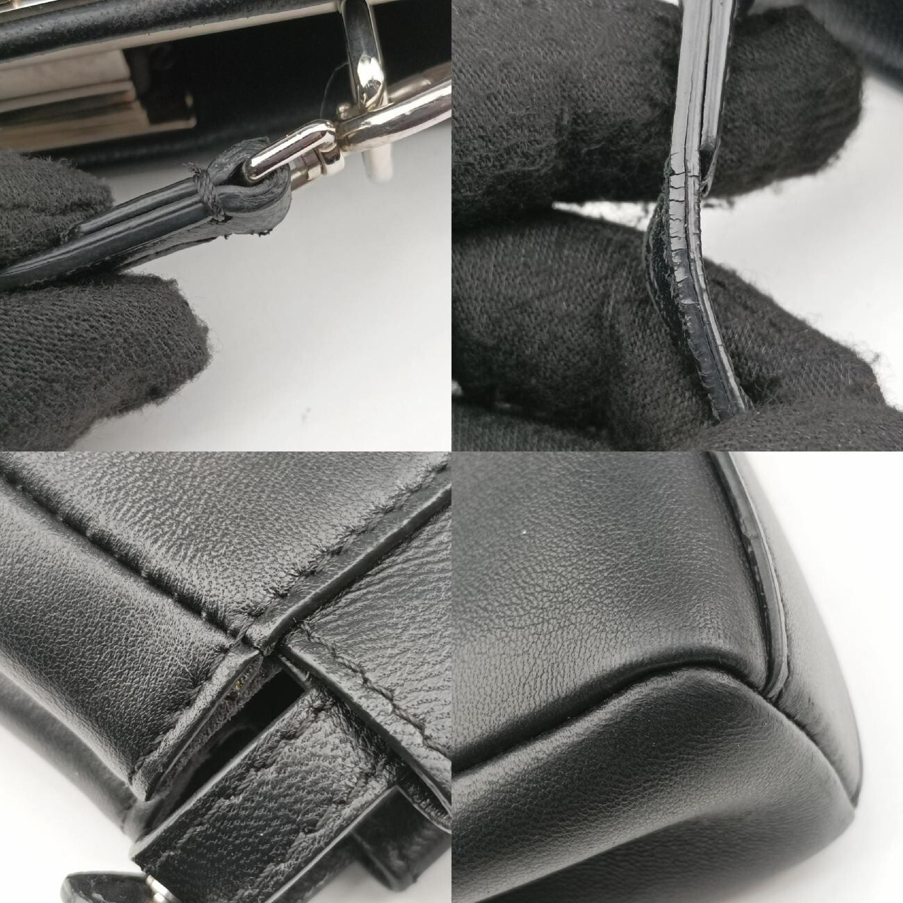 Micro Peekaboo Black x Multi Leather Shoulder Bag 8M0355 8M0355-87M-169-3355 — view 9