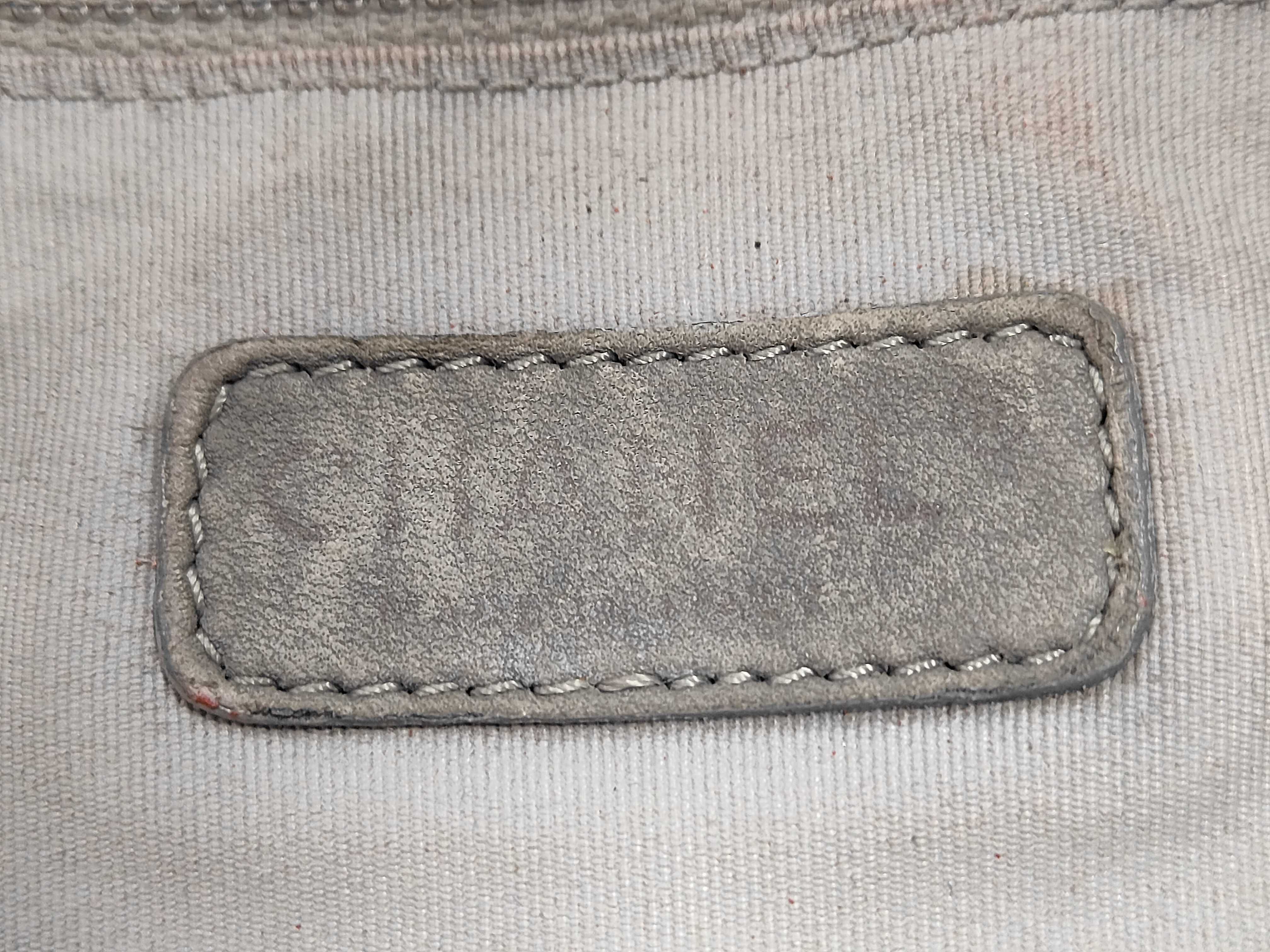 On the Road Leather Red Silver Coco Mark Handbag (Serial Number 13) — view 12