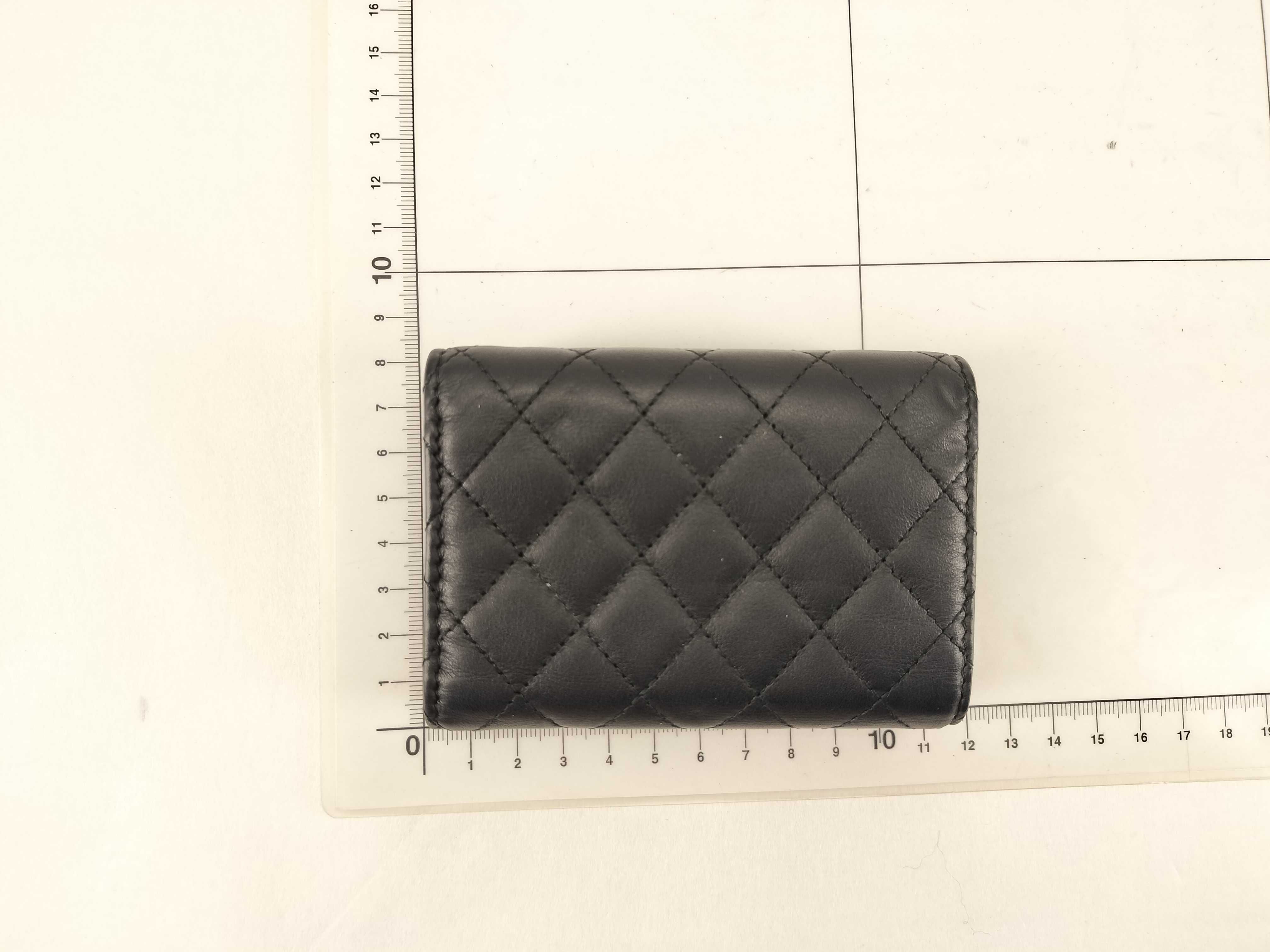 Calfskin Boy Chanel Tri-fold Wallet — view 2