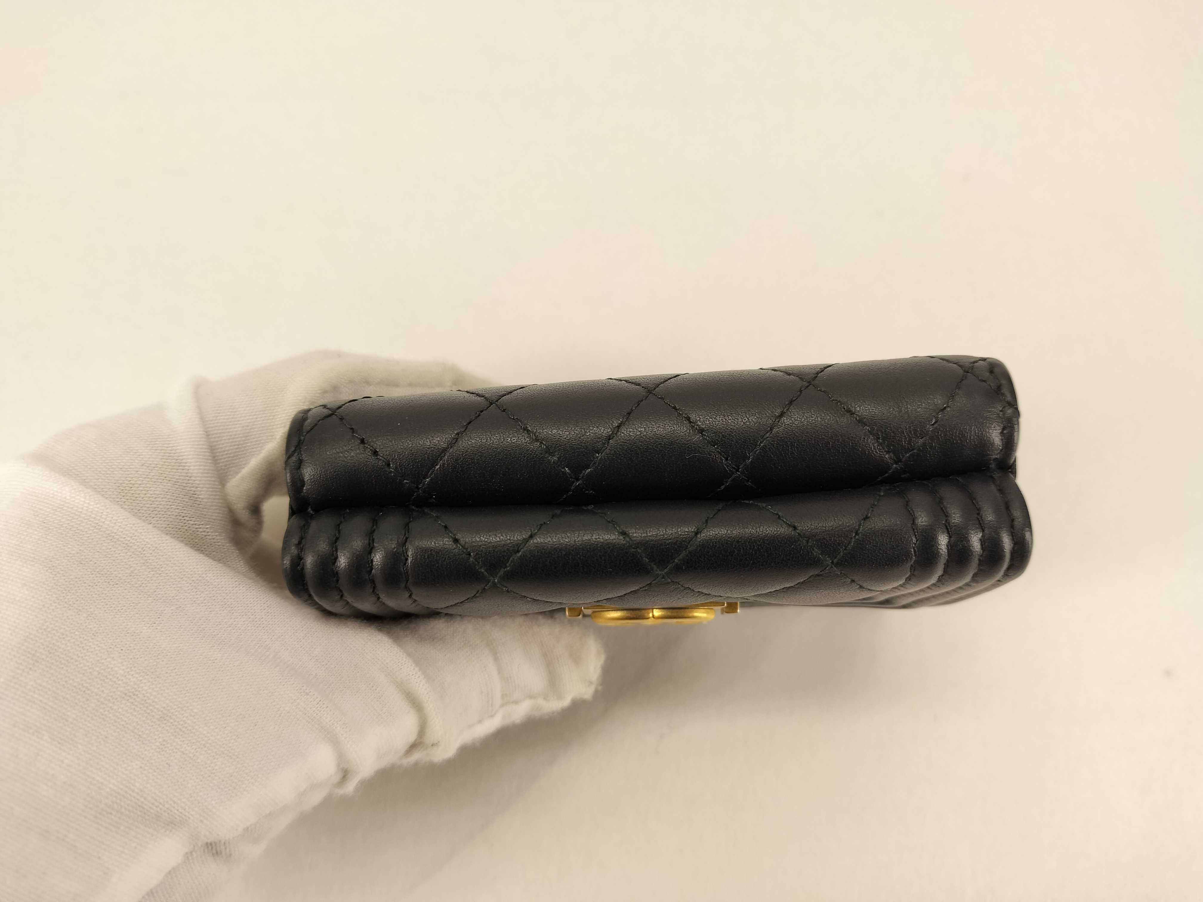 Calfskin Boy Chanel Tri-fold Wallet — view 6
