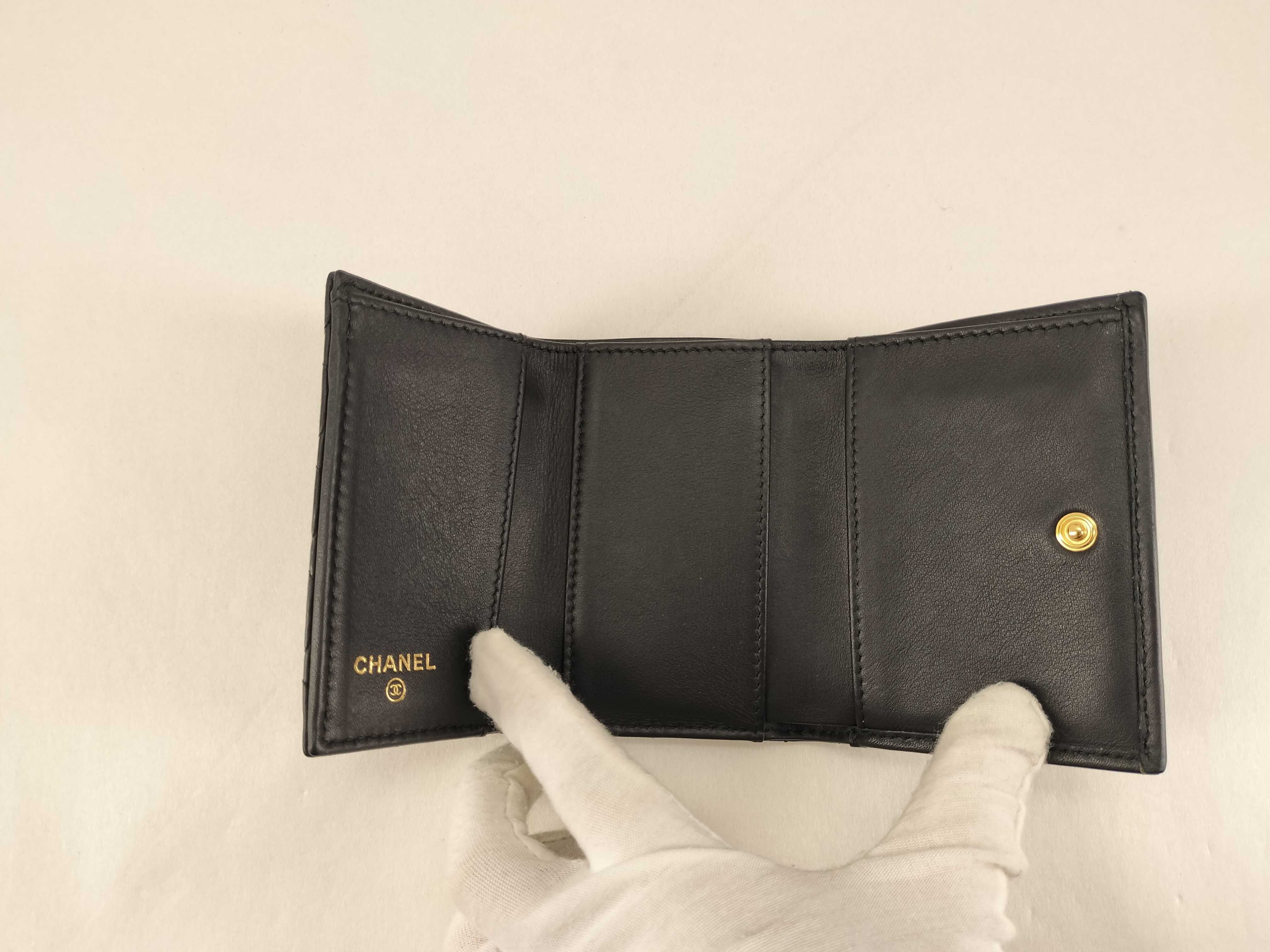 Calfskin Boy Chanel Tri-fold Wallet — view 7