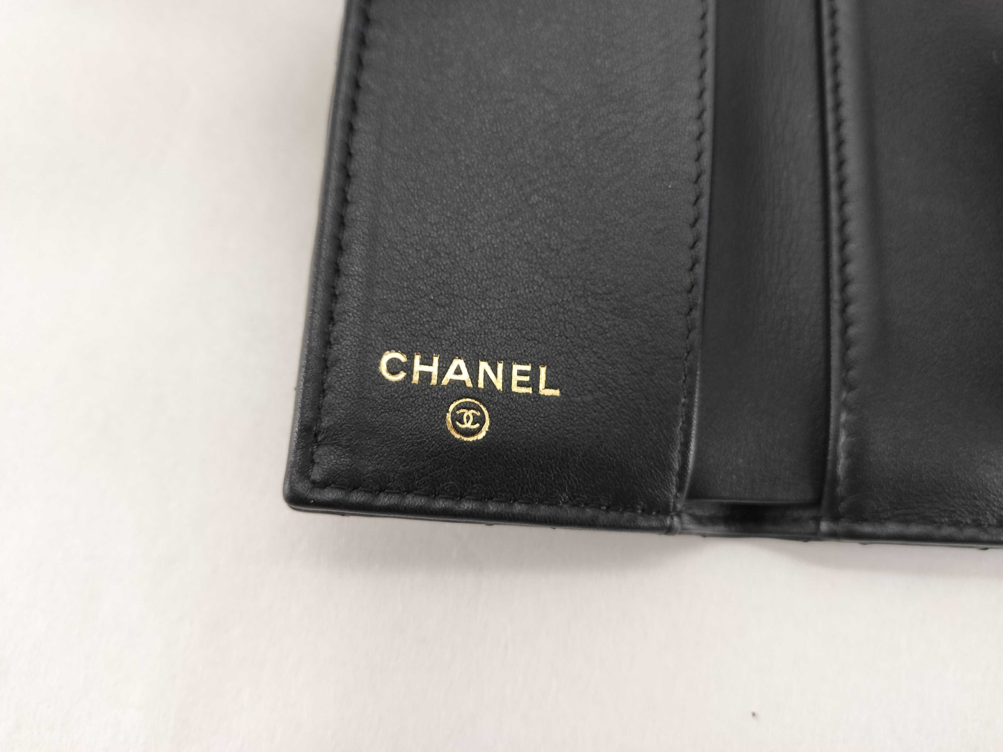 Calfskin Boy Chanel Tri-fold Wallet — view 9