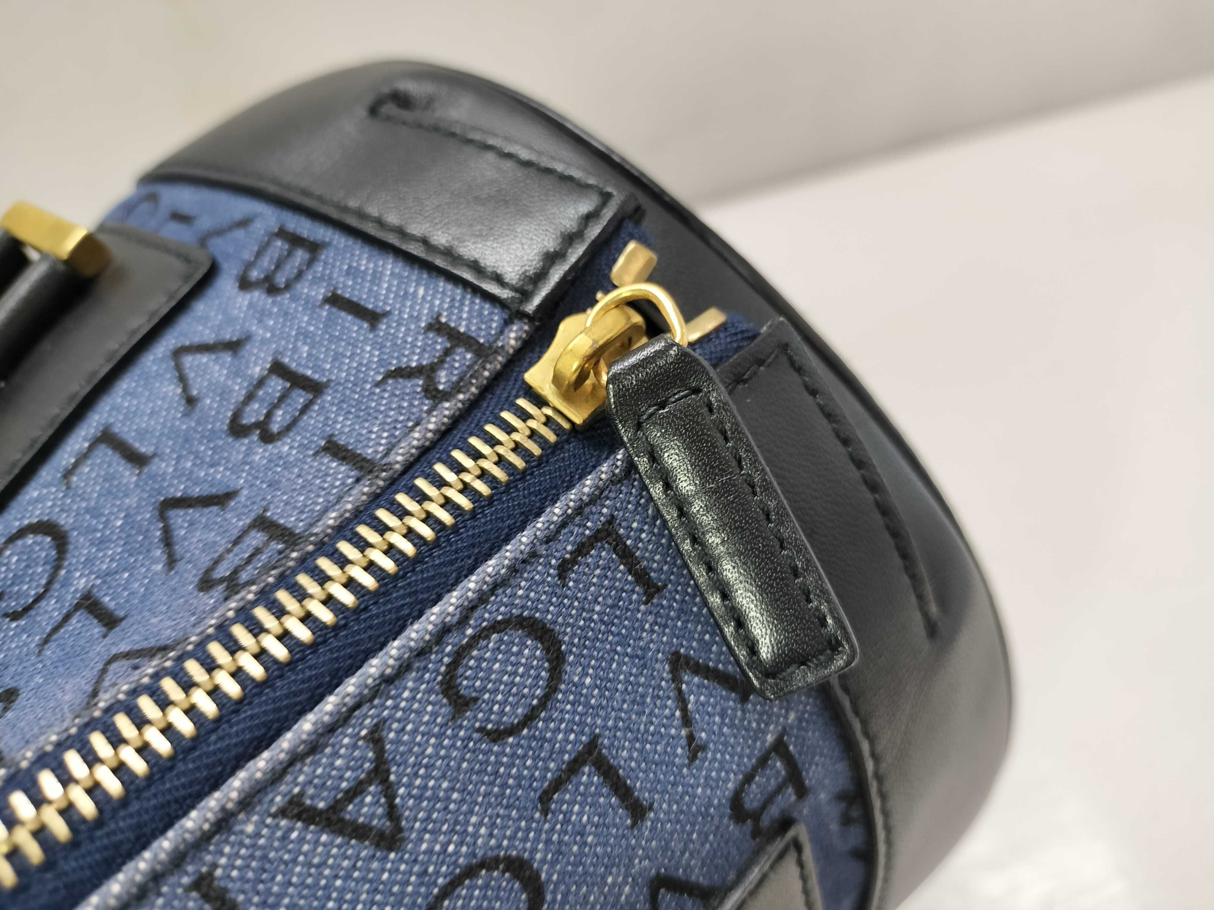Logo Mania Denim Handbag — view 15