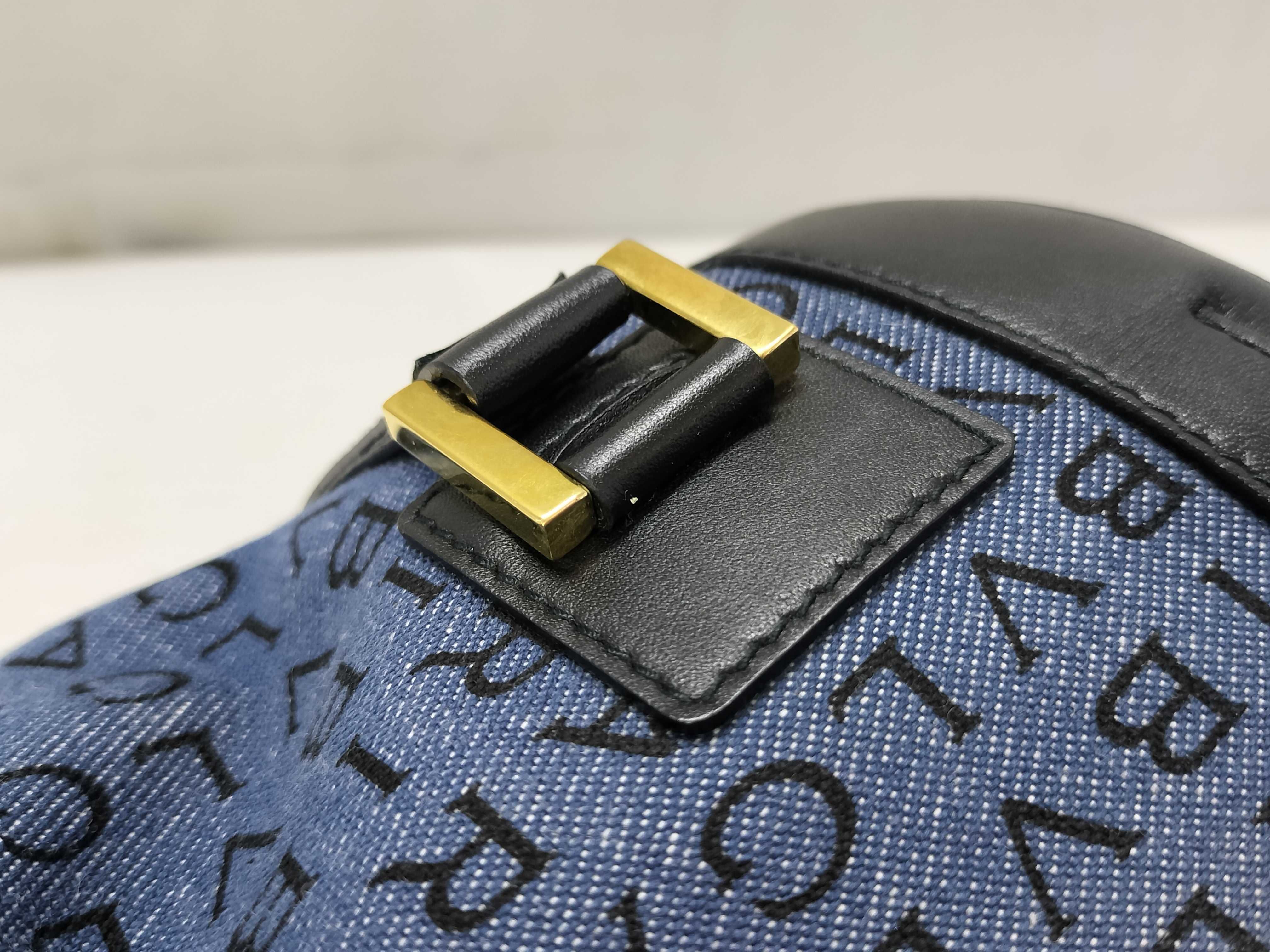 Logo Mania Denim Handbag — view 5