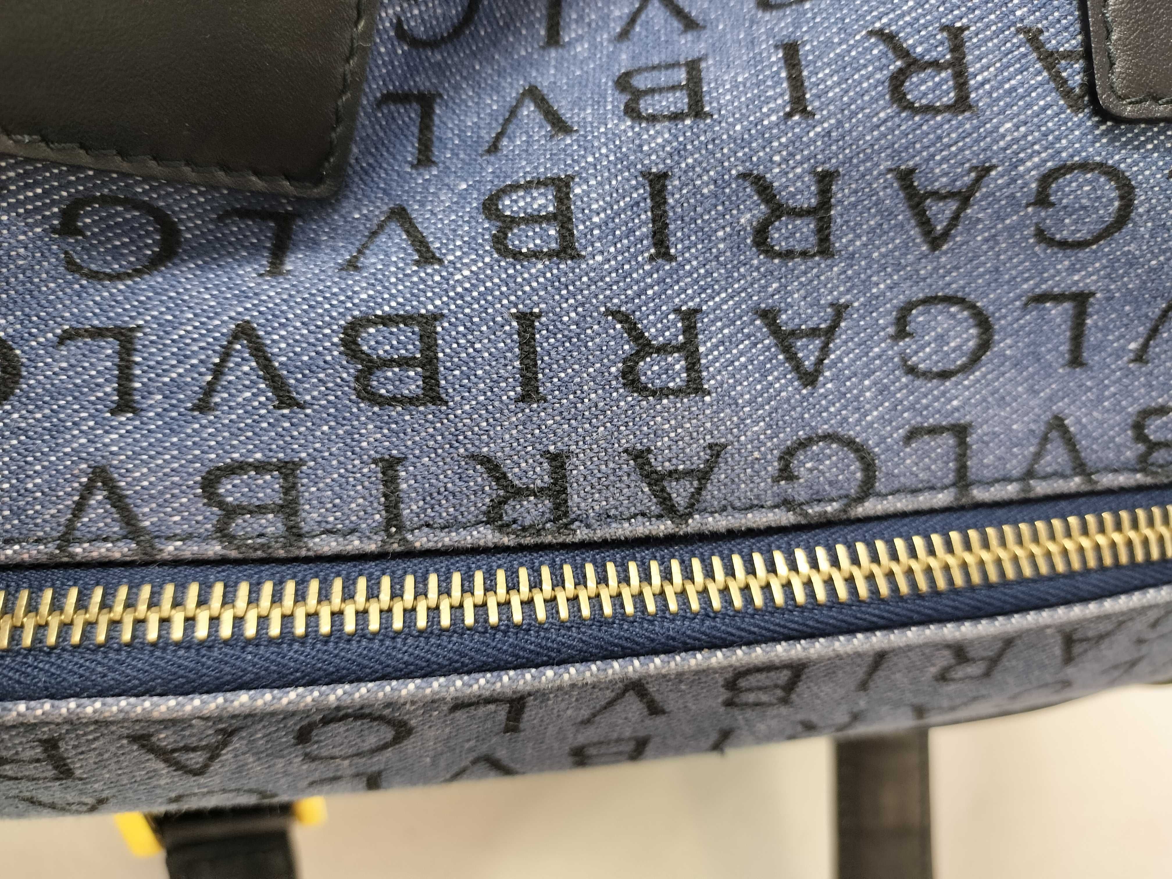 Logo Mania Denim Handbag — view 6