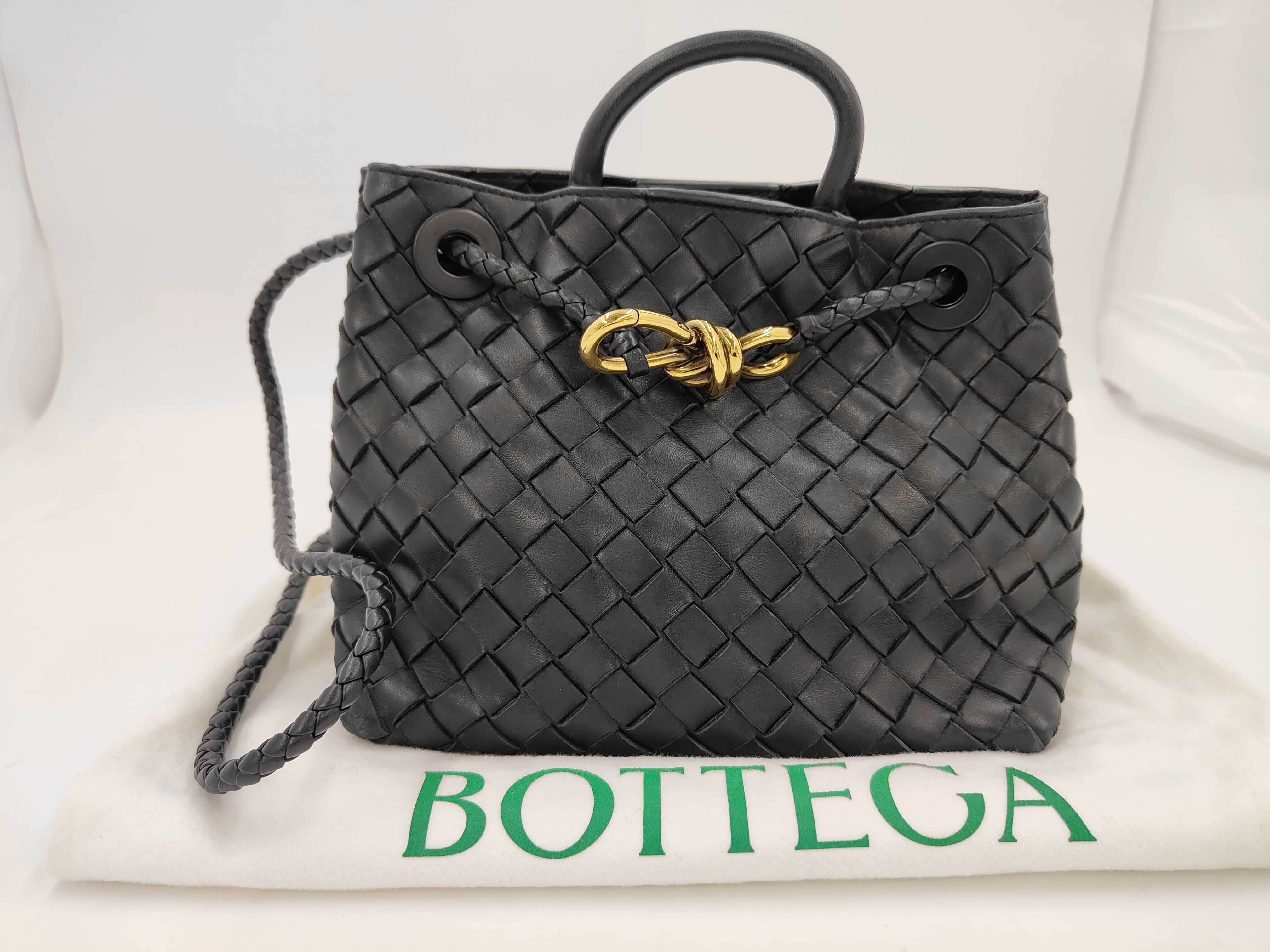 Intrecciato Small Andiamo RFID-Verified Tote Bag 2-Way Handbag