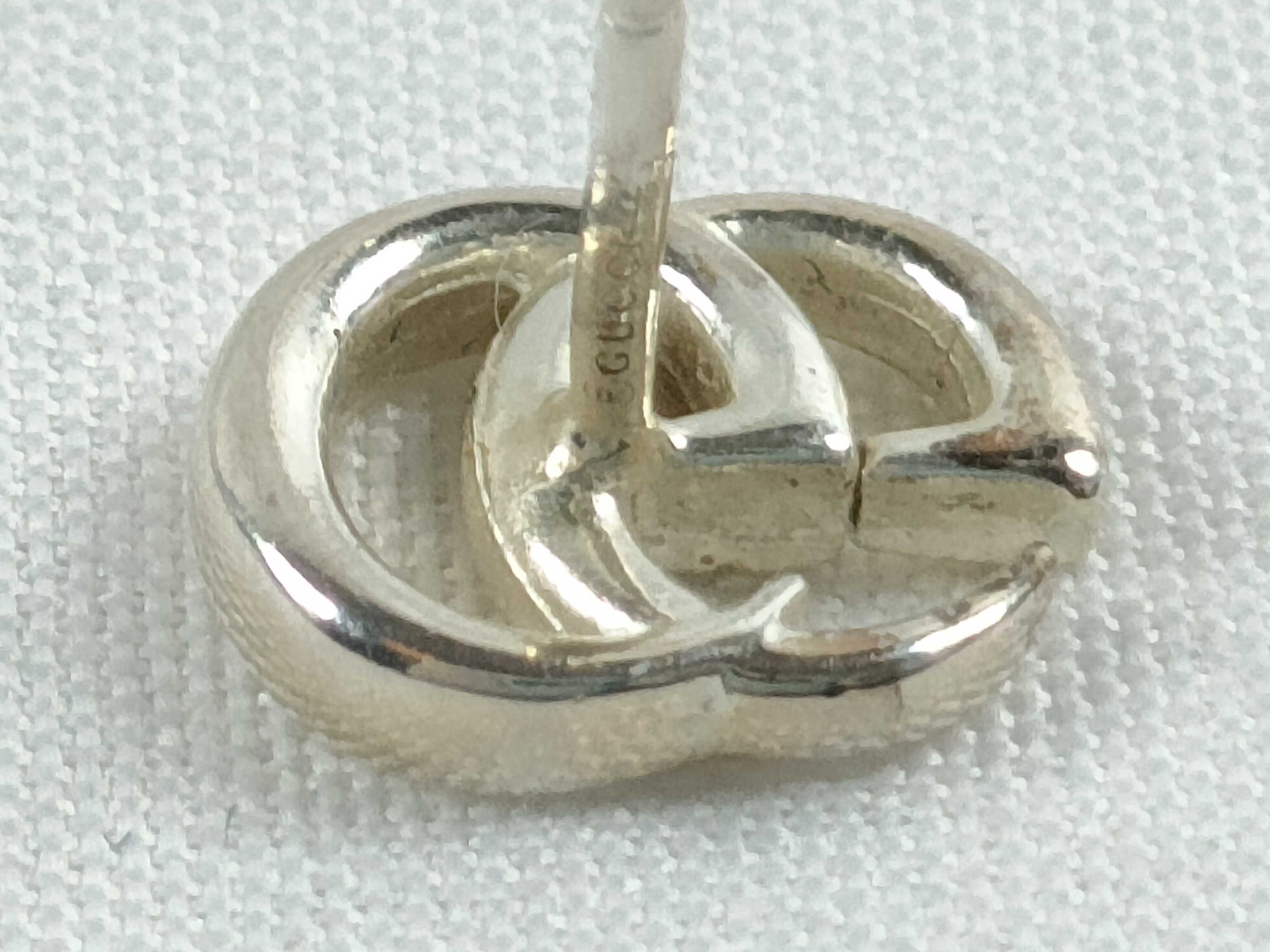 Marmont Flower Double G Silver 925 Earrings — view 7