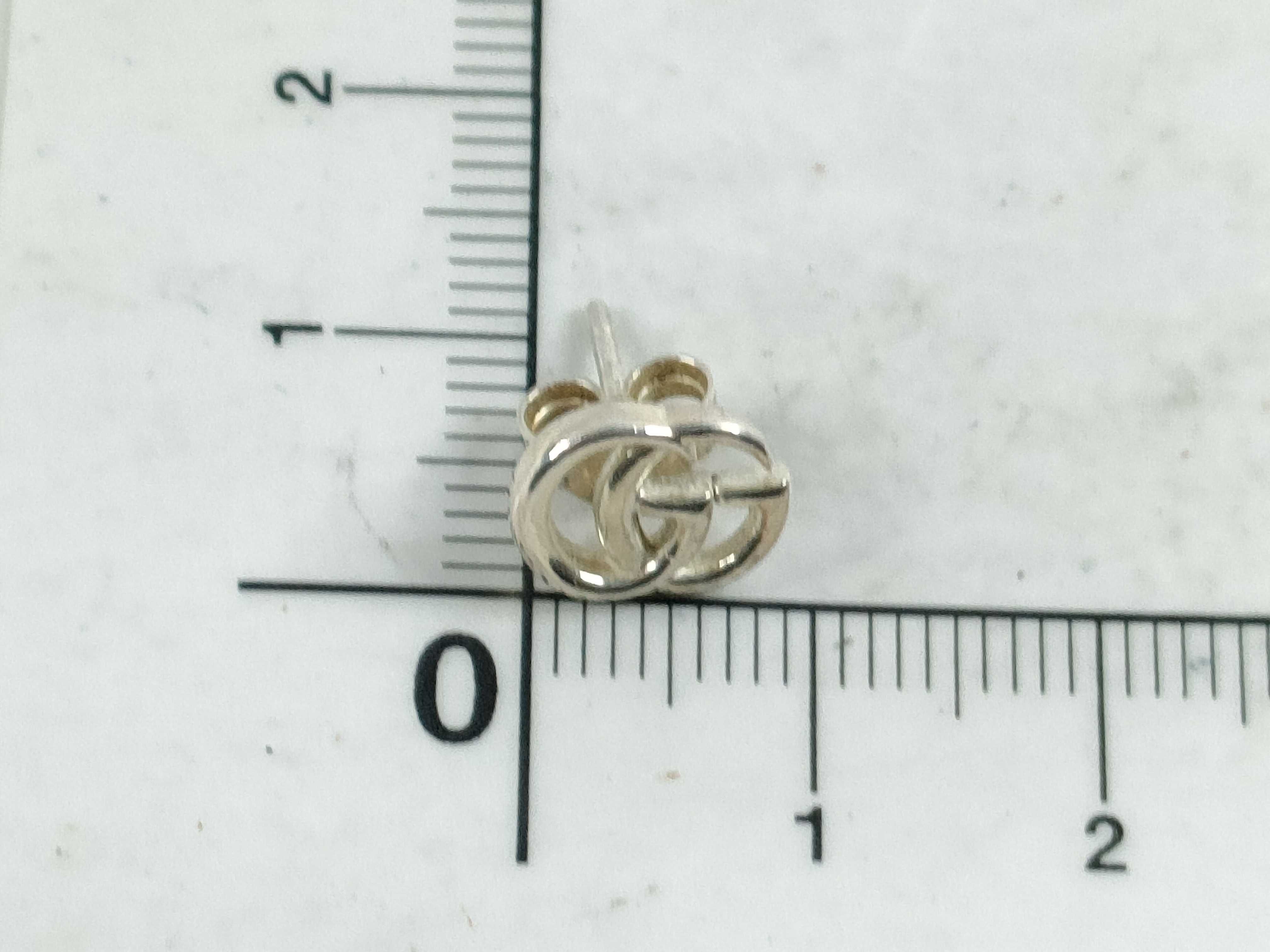 Marmont Flower Double G Silver 925 Earrings — view 10