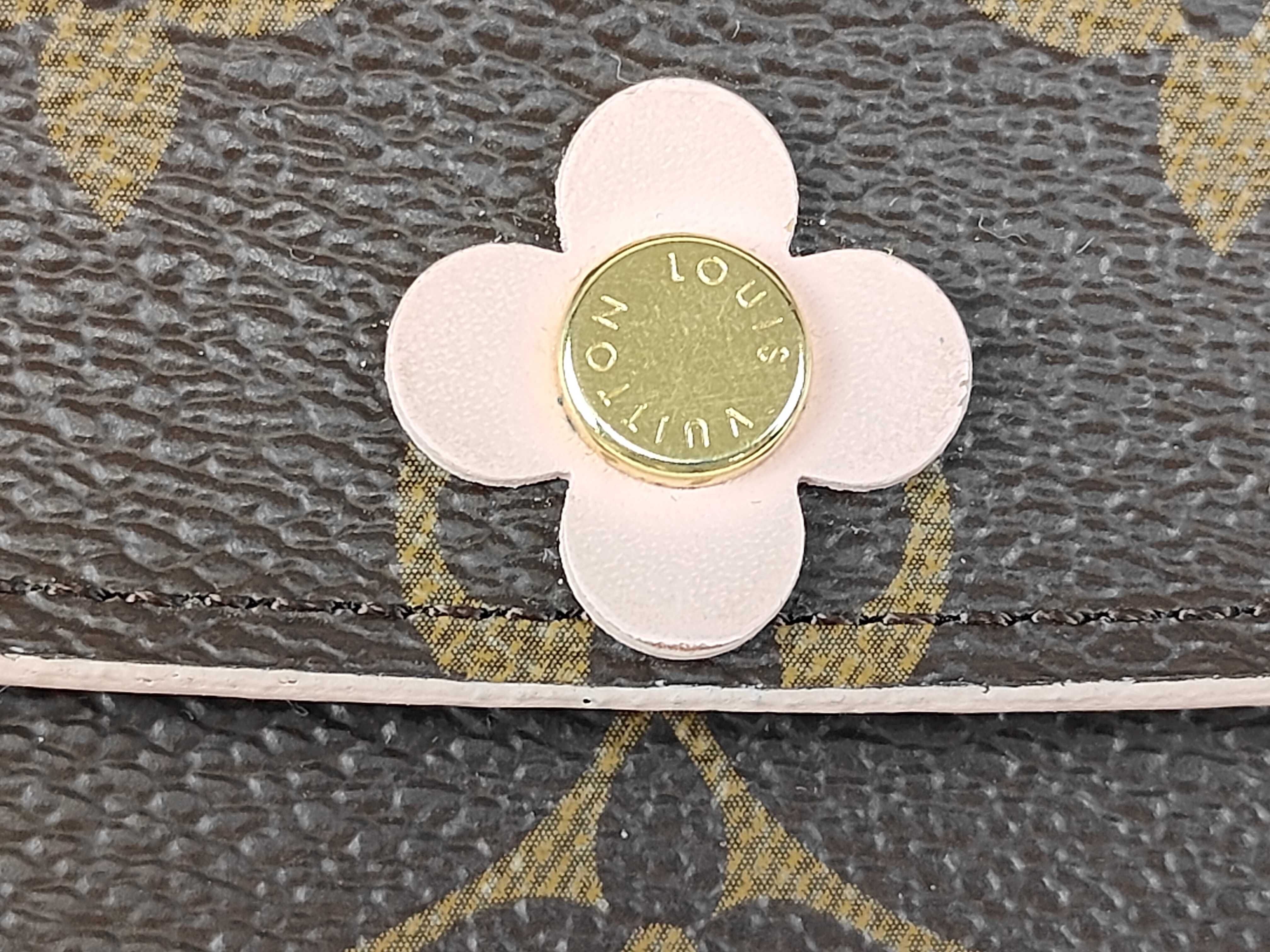Portefeuille Emilie Flower Wallet with Initials — view 7