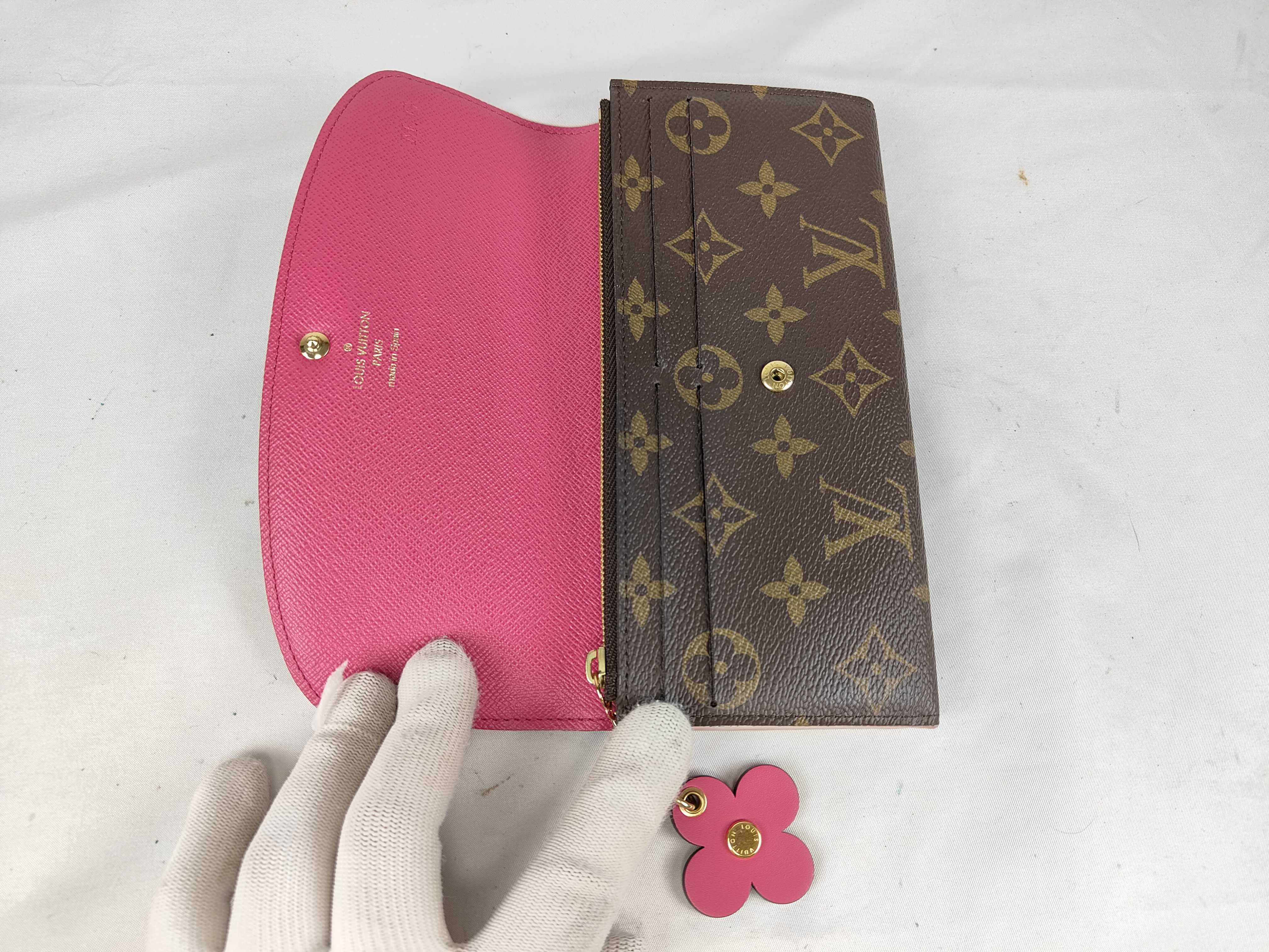 Portefeuille Emilie Flower Wallet with Initials — view 10