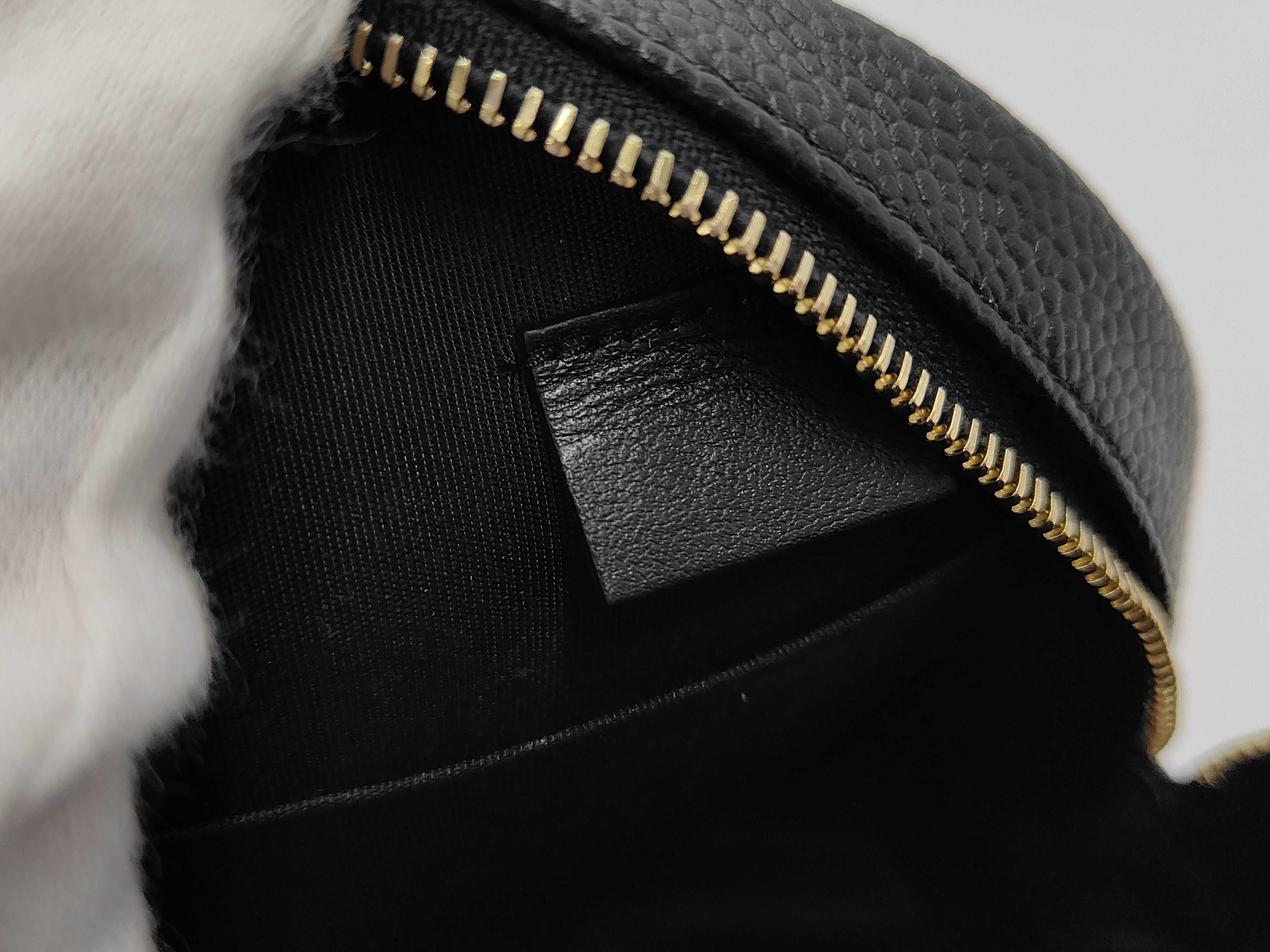CC Filigree Caviar Skin Round Chain Shoulder Bag — view 11