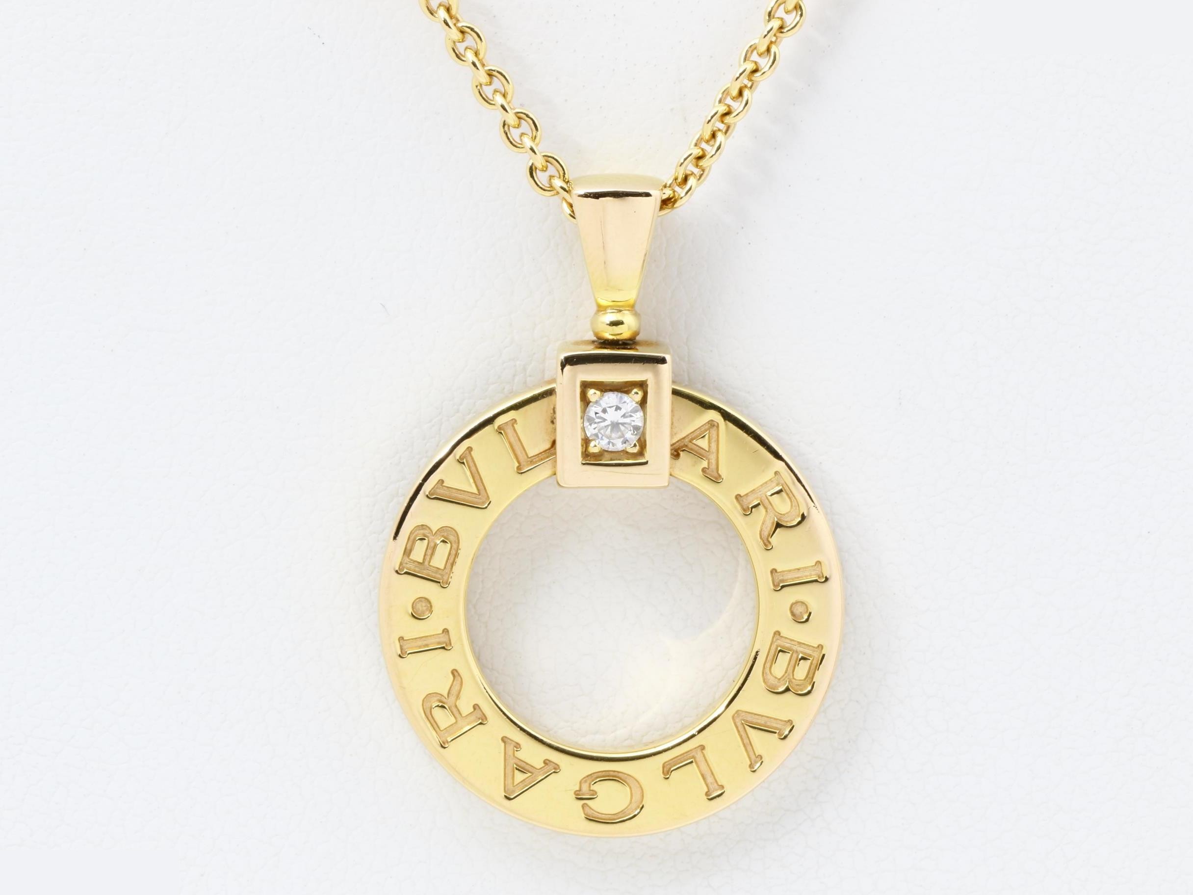 Necklace, 750YG, Diamonds, 14.7g