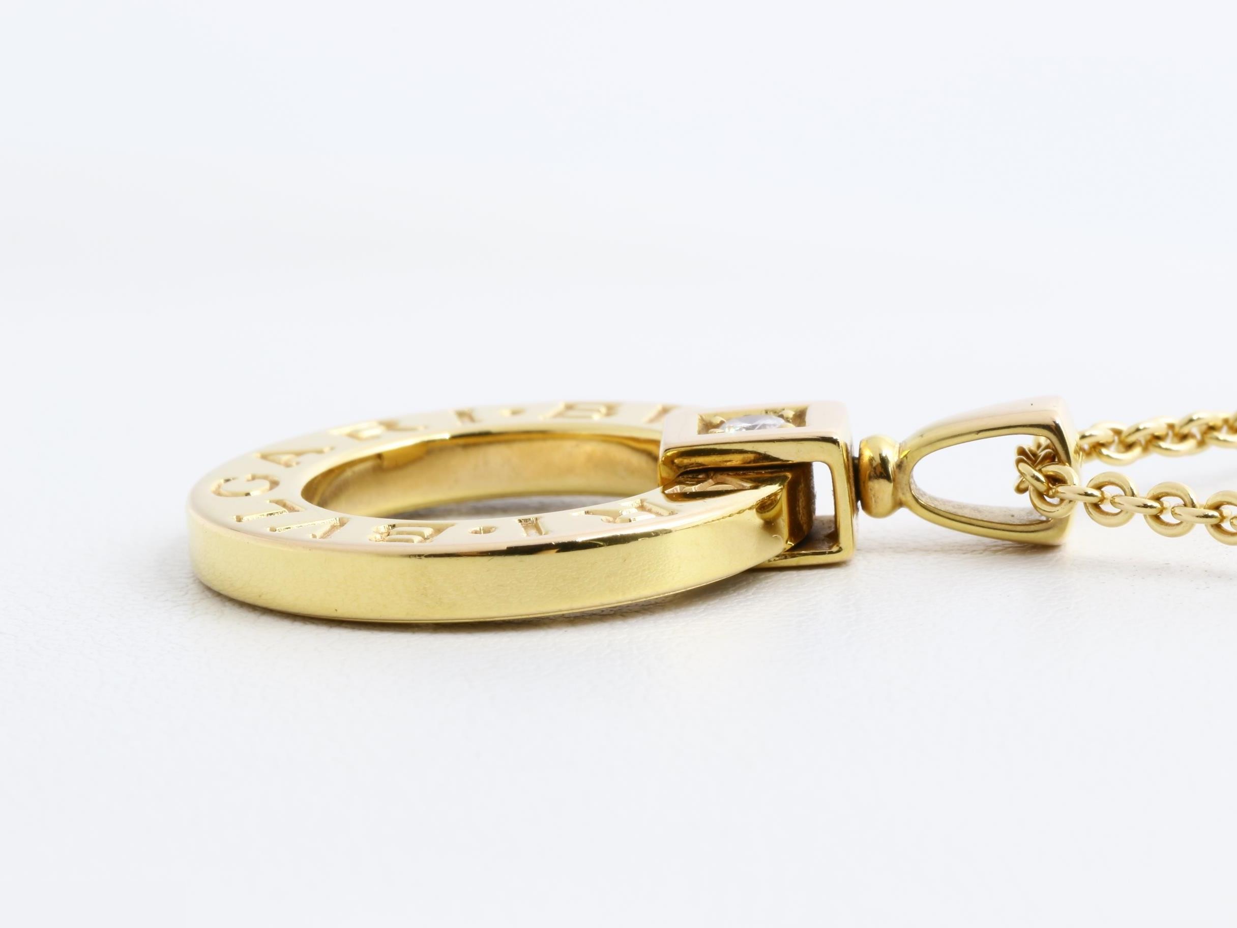 Necklace, 750YG, Diamonds, 14.7g — view 4