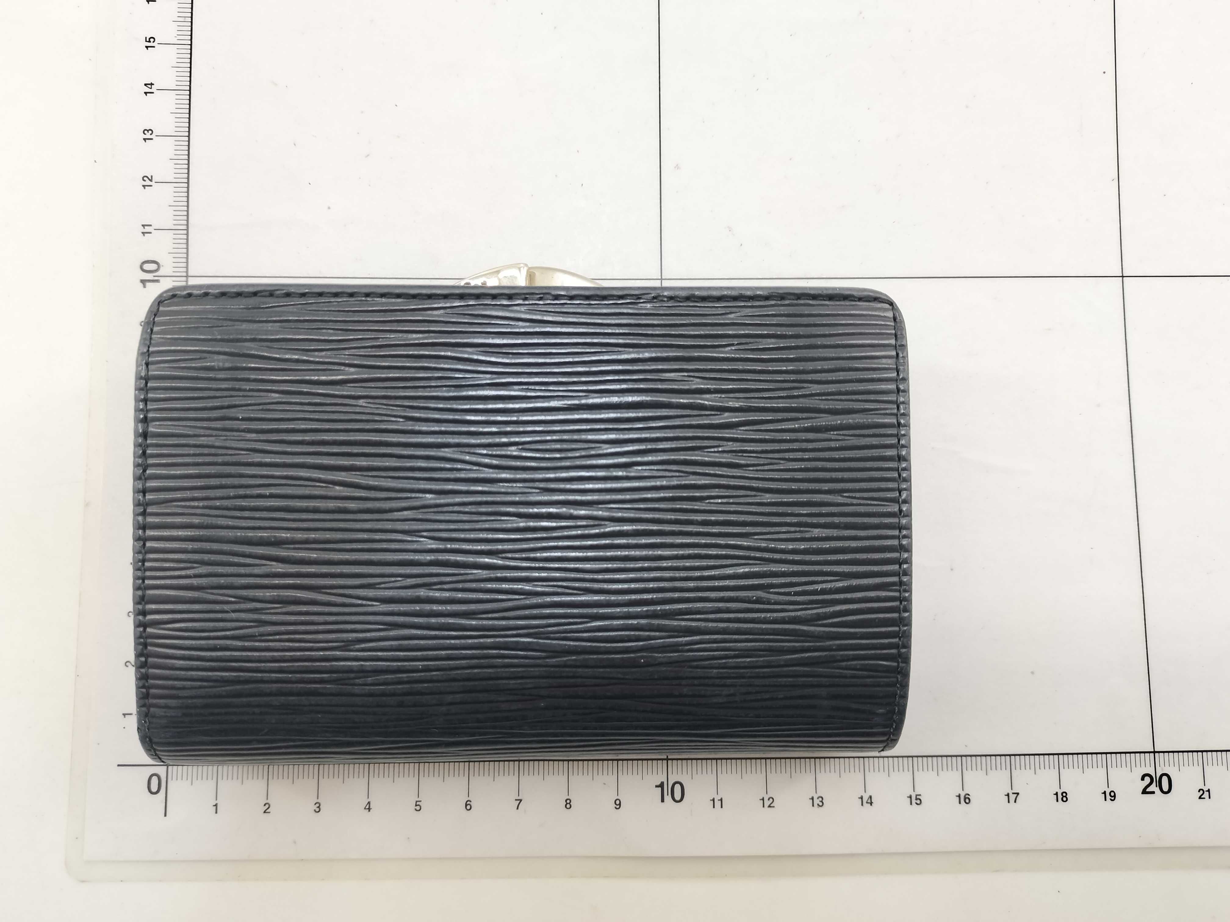 Epi Leather Clasp Folding Wallet — view 2