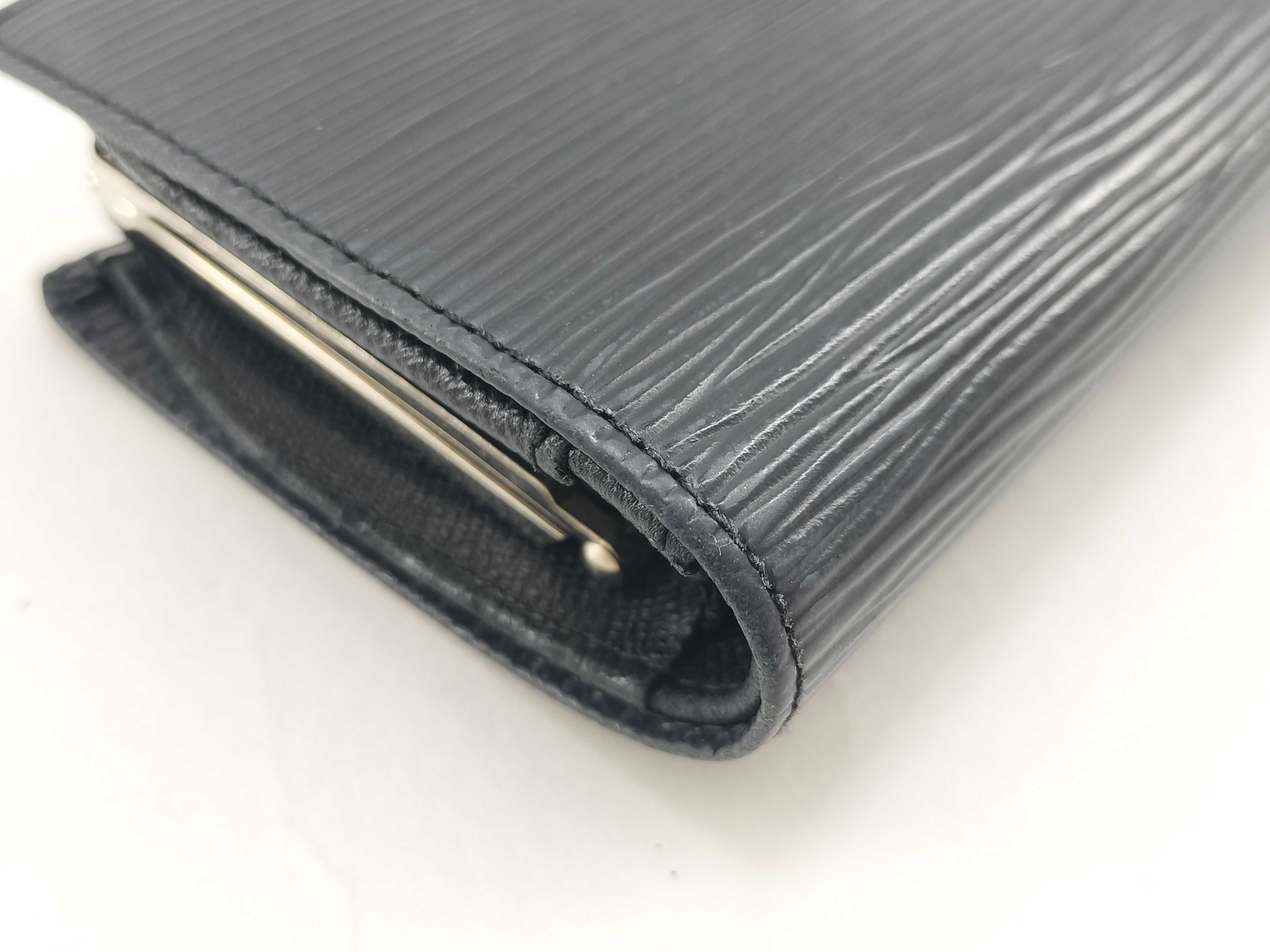 Epi Leather Clasp Folding Wallet — view 6