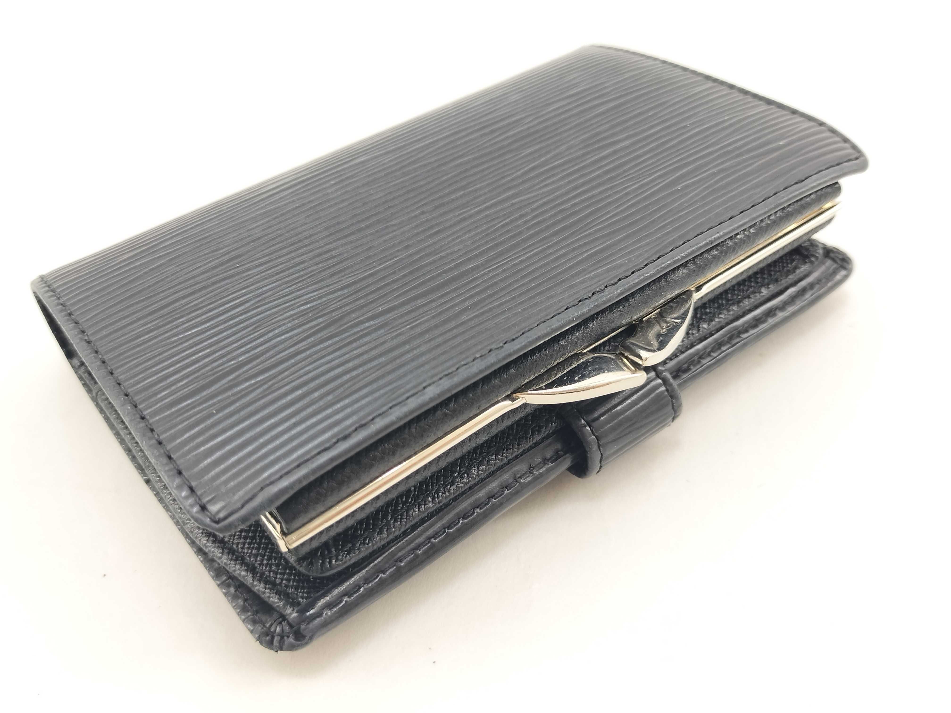 Epi Leather Clasp Folding Wallet — view 7