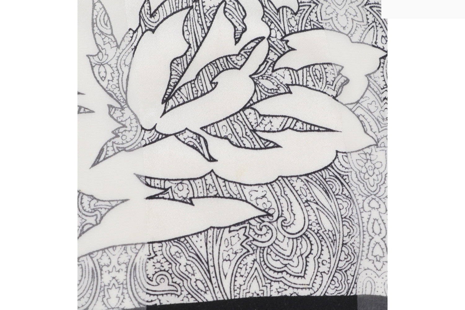 100% Silk Scarf with Tag — view 3