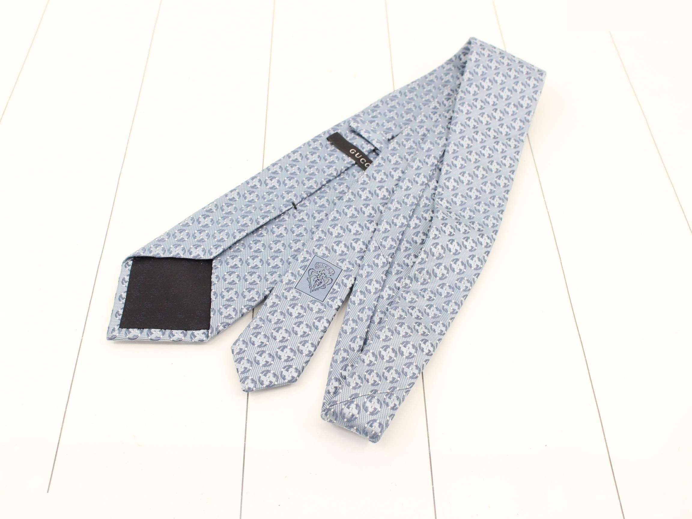 blue tie — view 2