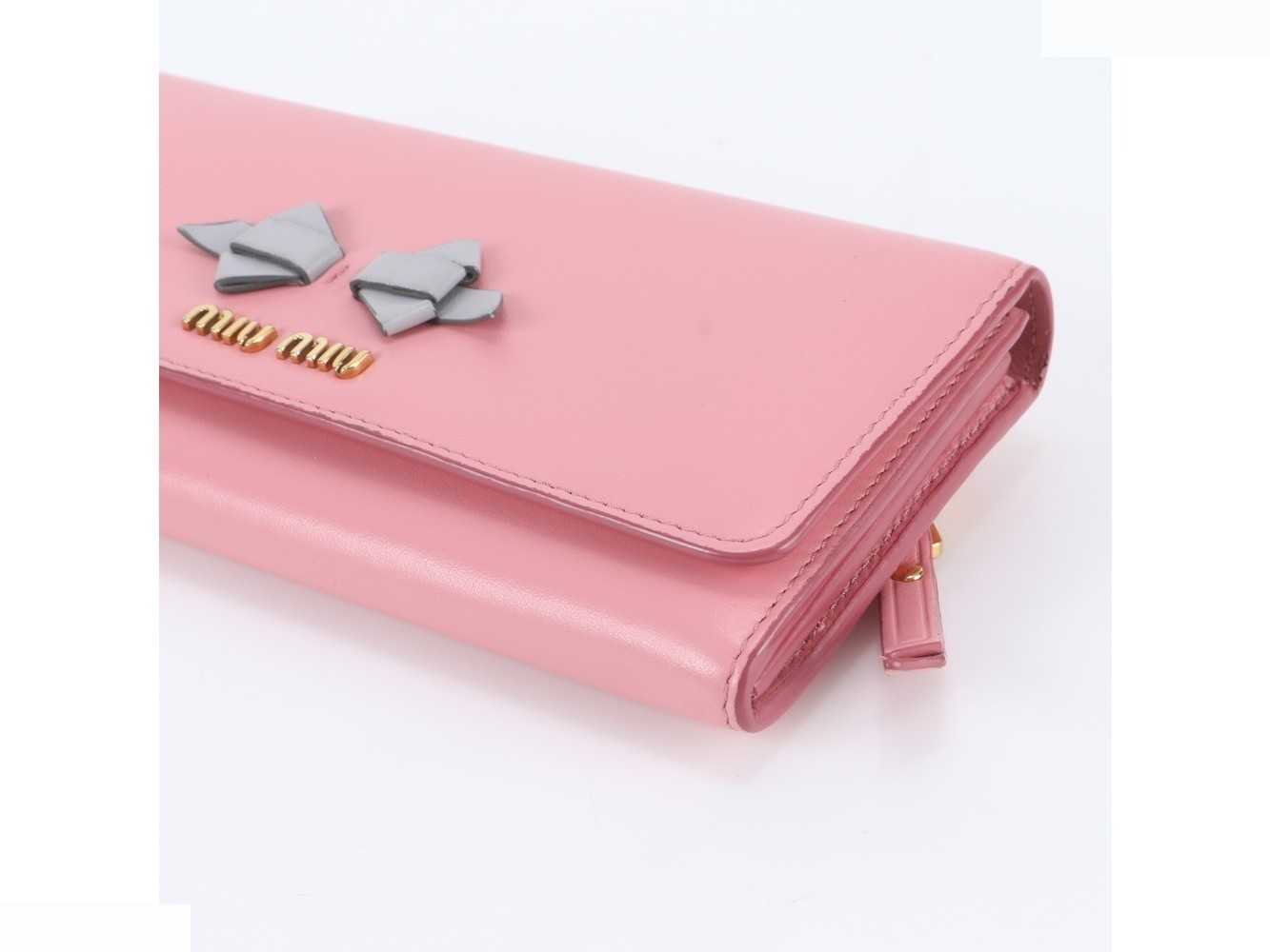 Comes with guarantee card 5MH109 Leather Long Wallet, Bi-fold — view 3
