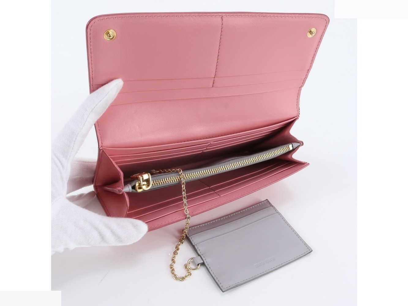 Comes with guarantee card 5MH109 Leather Long Wallet, Bi-fold — view 5
