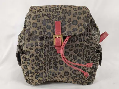 Leopard Print Backpack