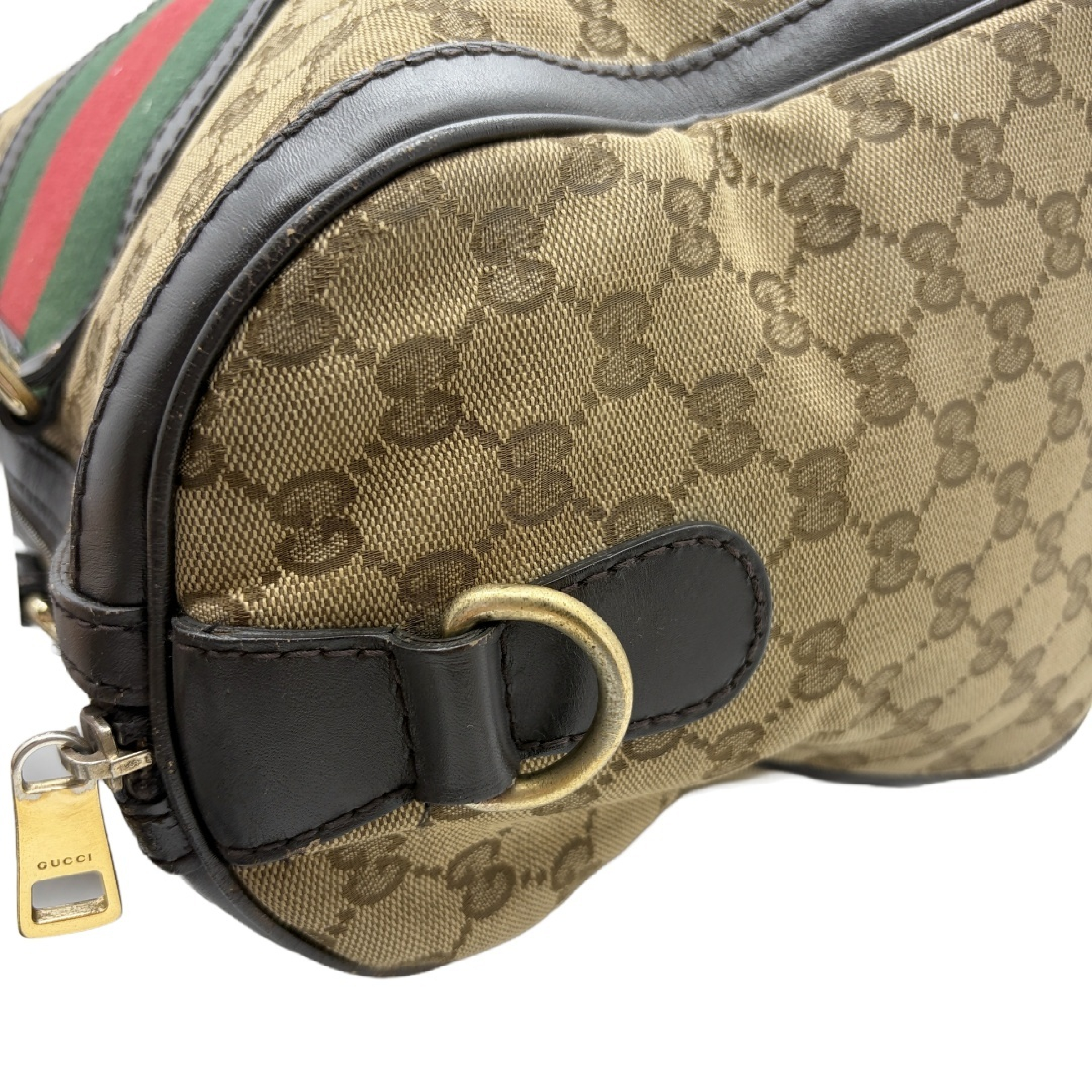 GG Canvas Sherry Line Mini Boston Bag — view 3