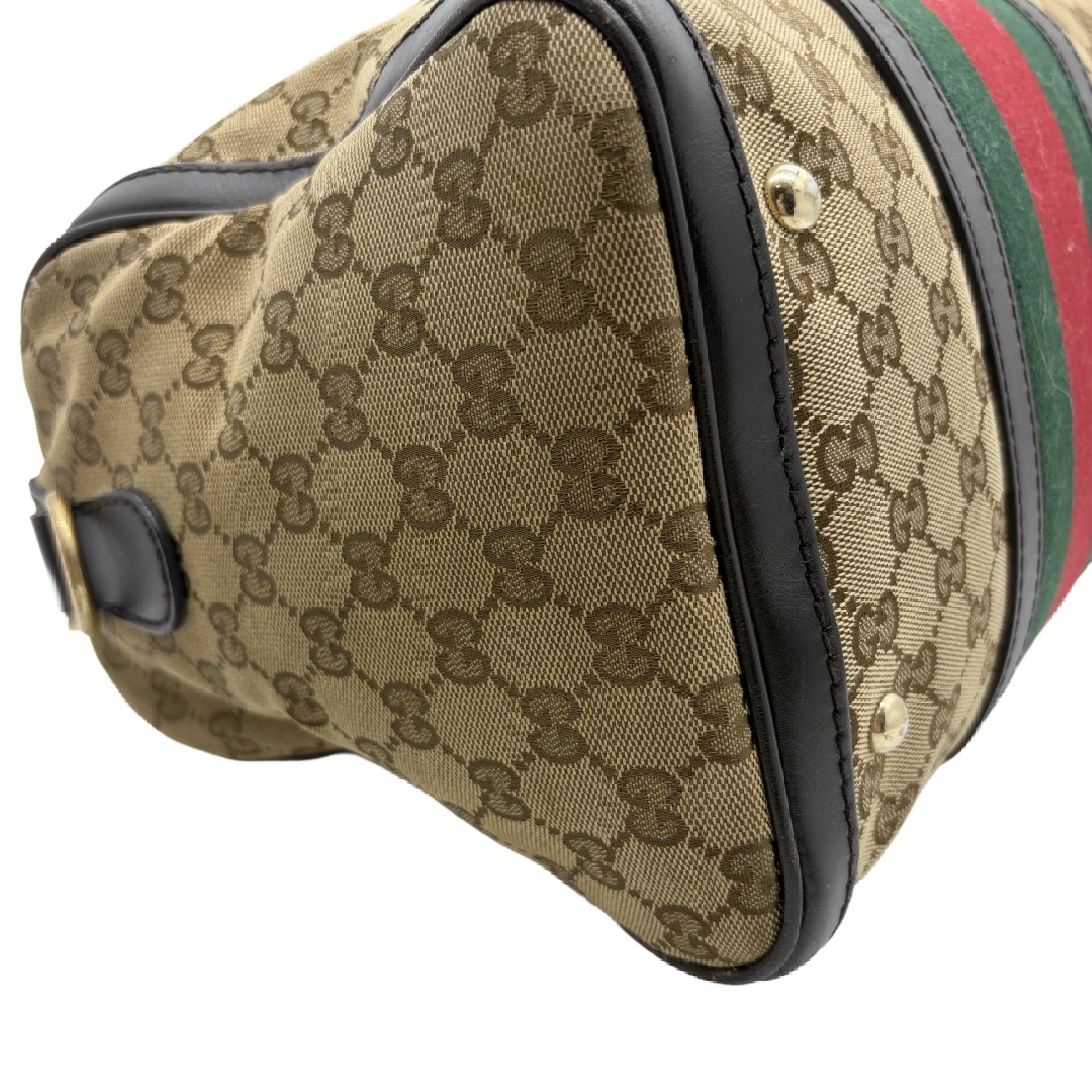 GG Canvas Sherry Line Mini Boston Bag — view 4