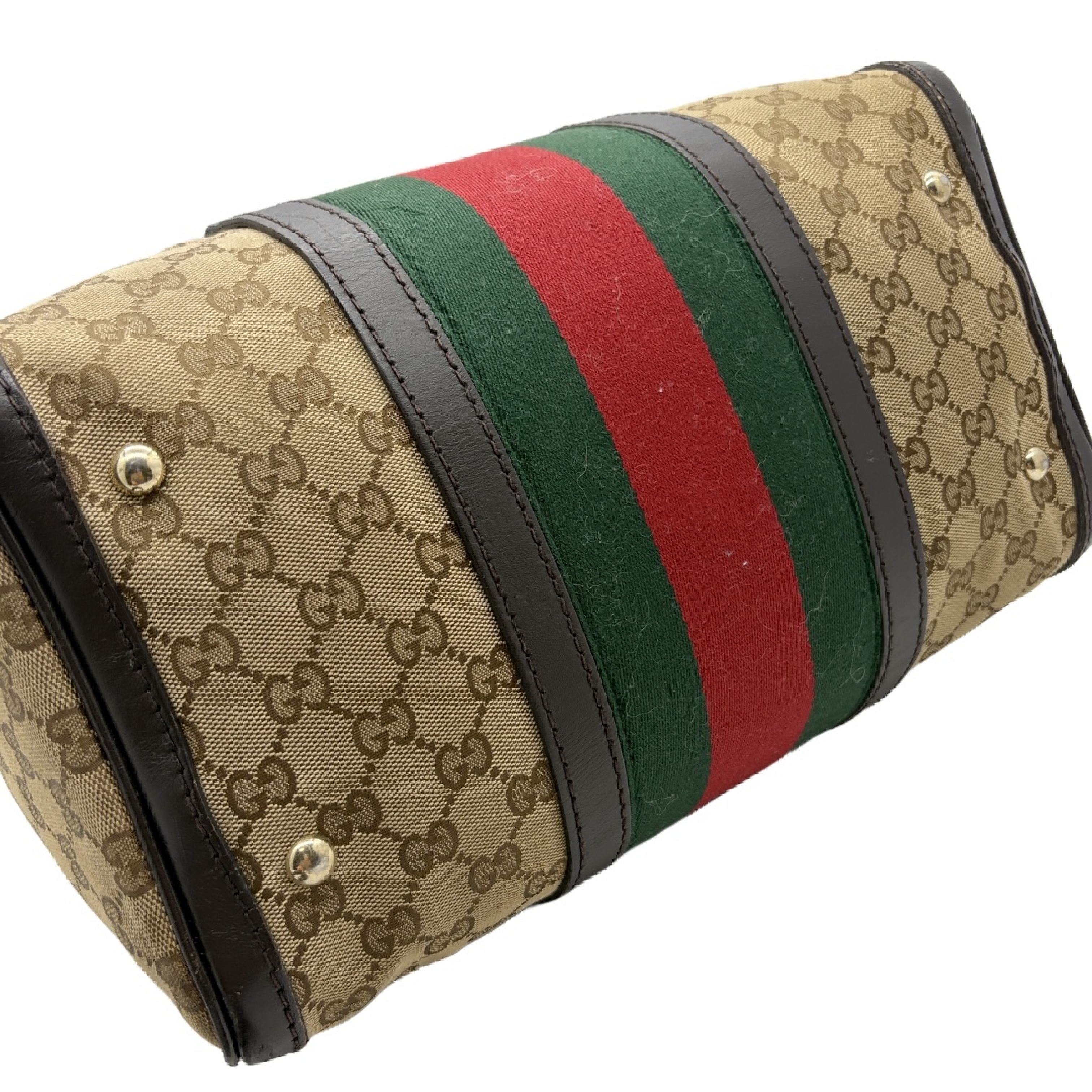 GG Canvas Sherry Line Mini Boston Bag — view 5