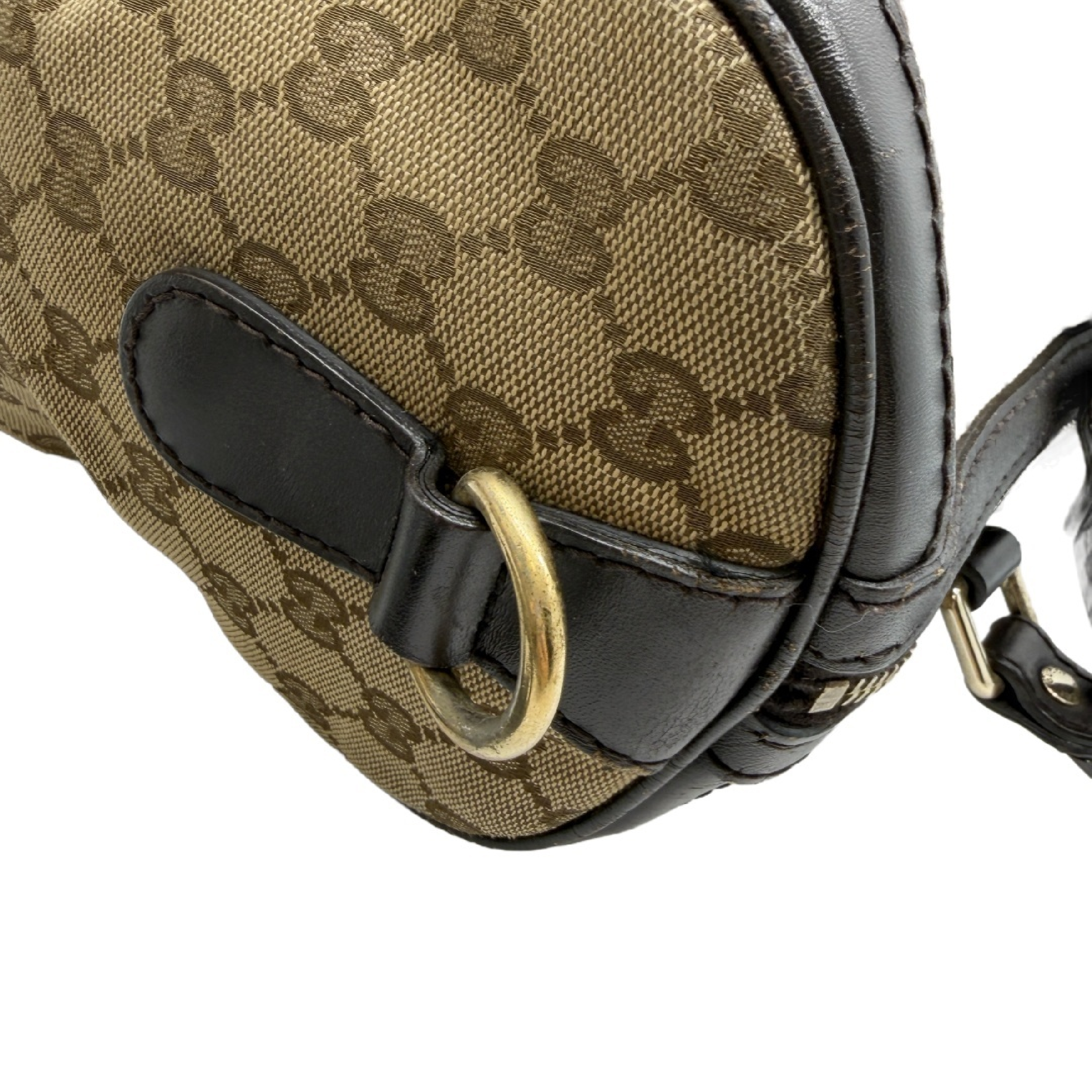 GG Canvas Sherry Line Mini Boston Bag — view 8