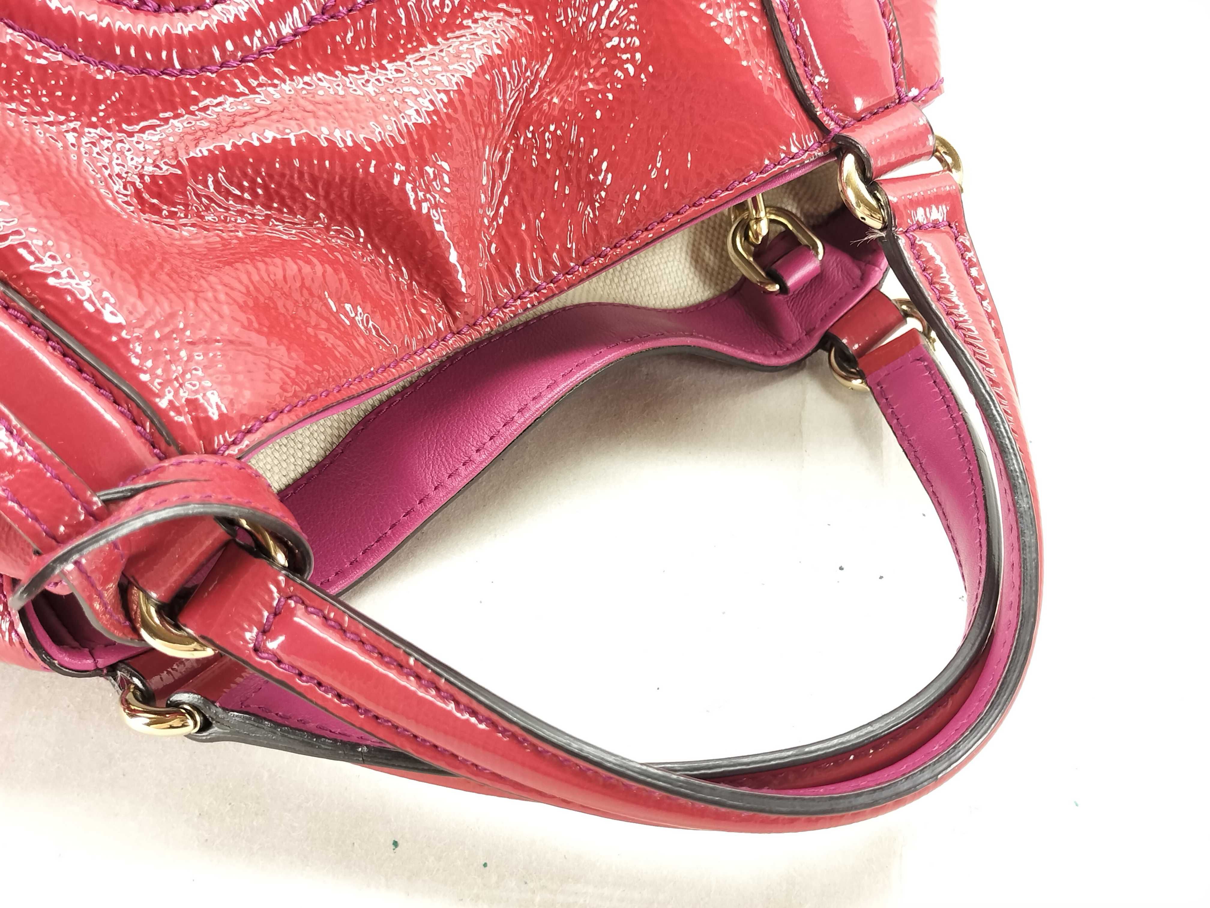 Soho Enamel Shoulder Bag (2-way Handbag) — view 3
