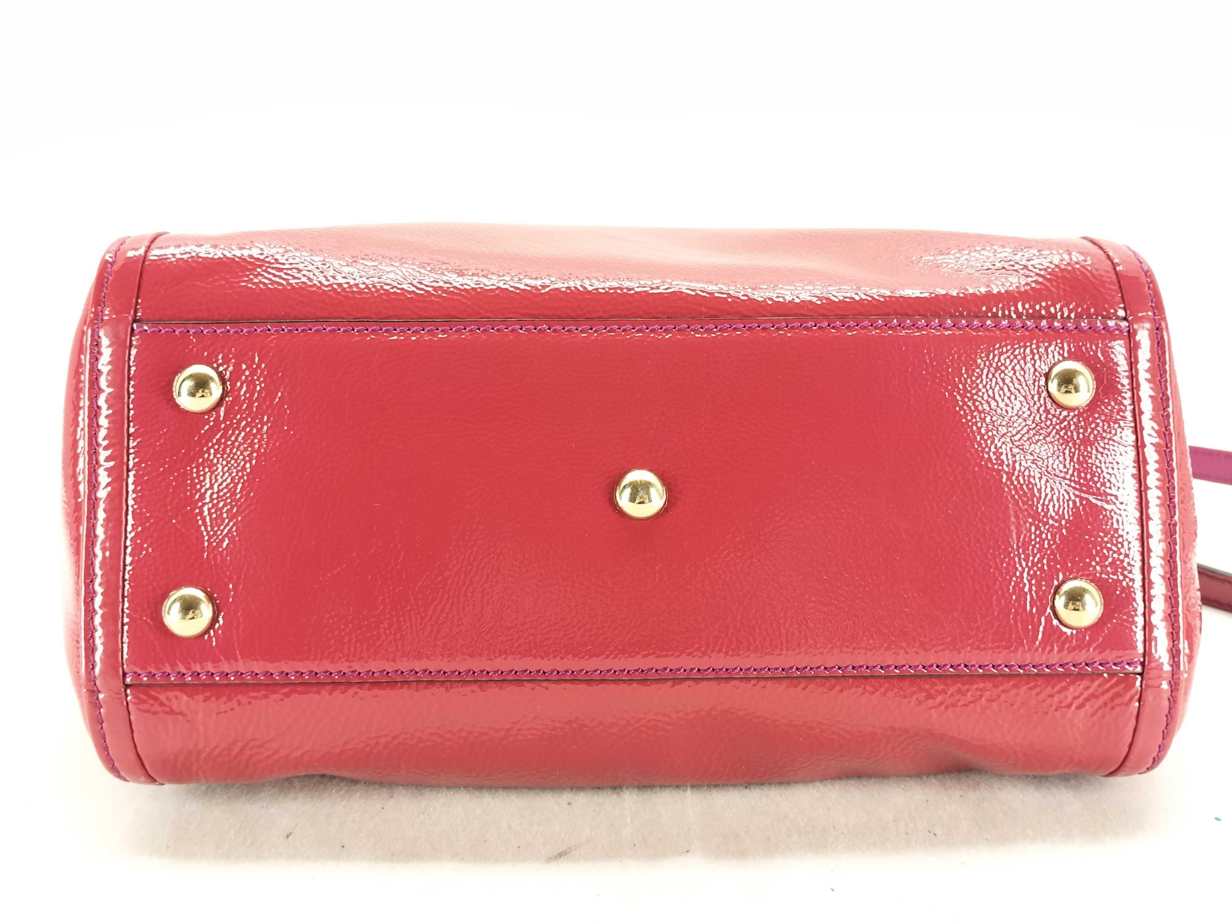 Soho Enamel Shoulder Bag (2-way Handbag) — view 8