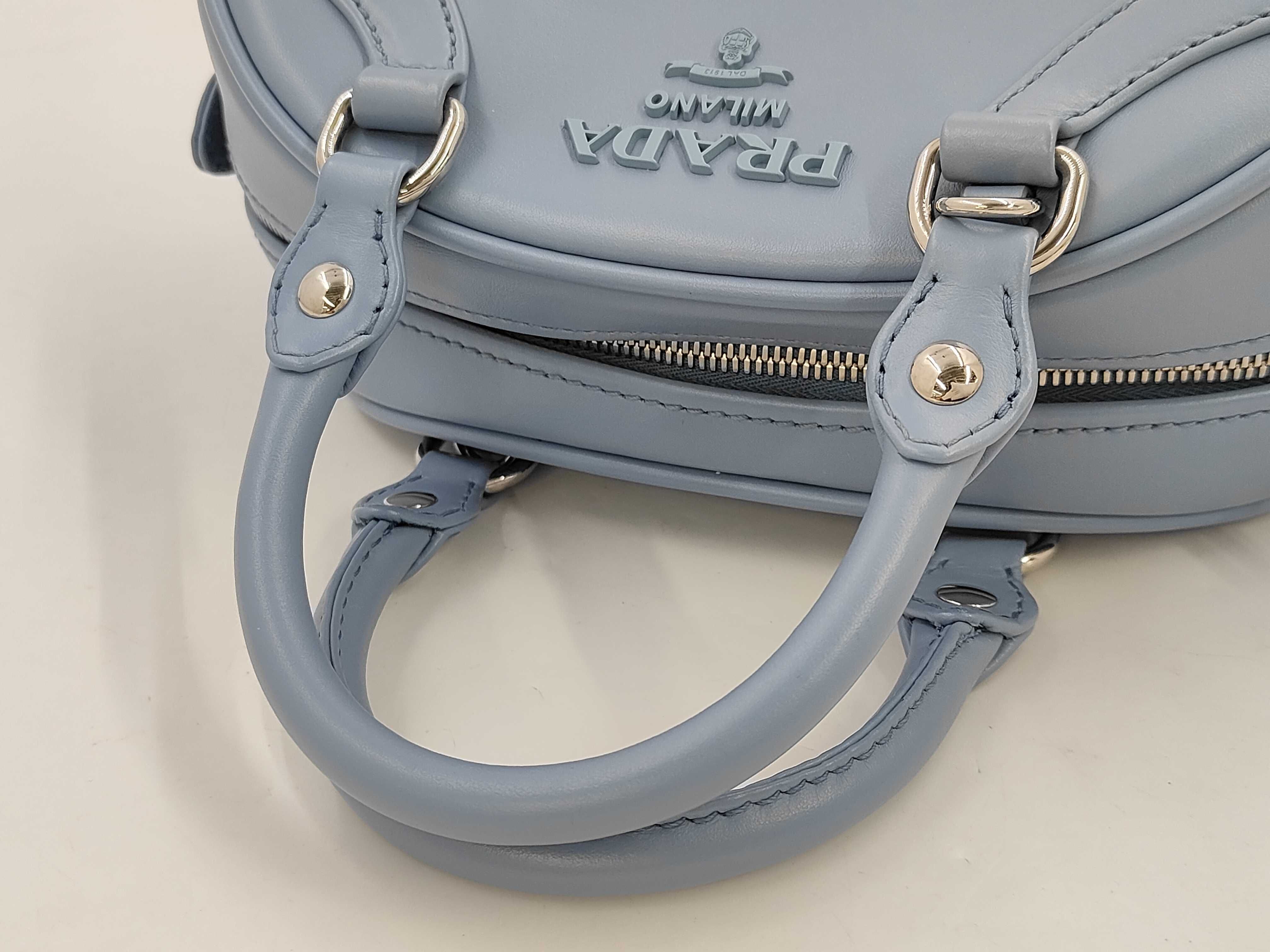 Soft Calf Leather 2-Way Bowling Handbag — view 3