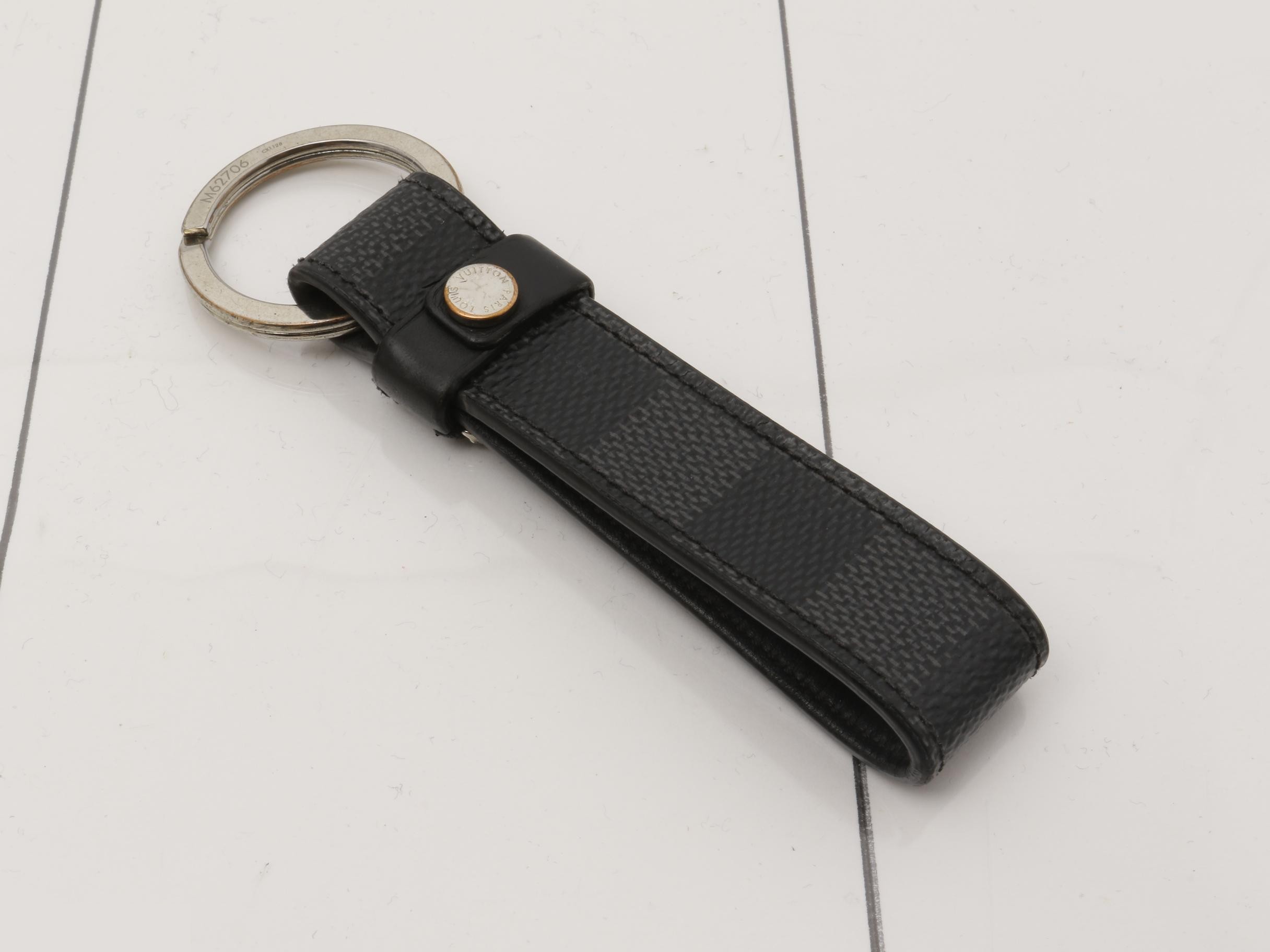 Damier Graphite (small items) - cell phone strap - keychain — view 2