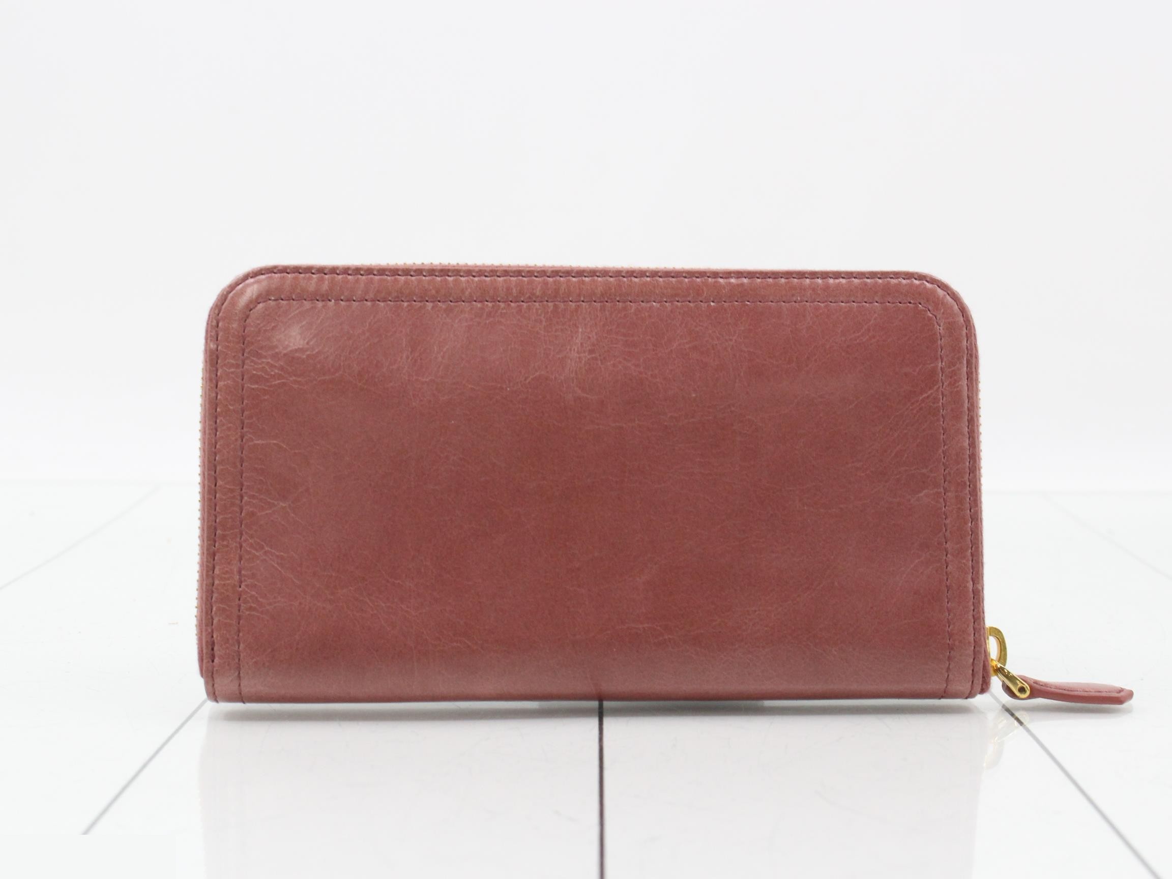 Round zipper long wallet — view 2