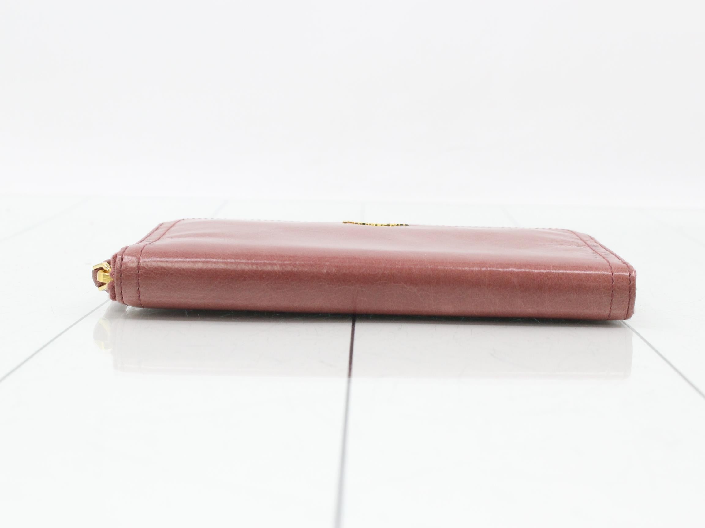 Round zipper long wallet — view 3