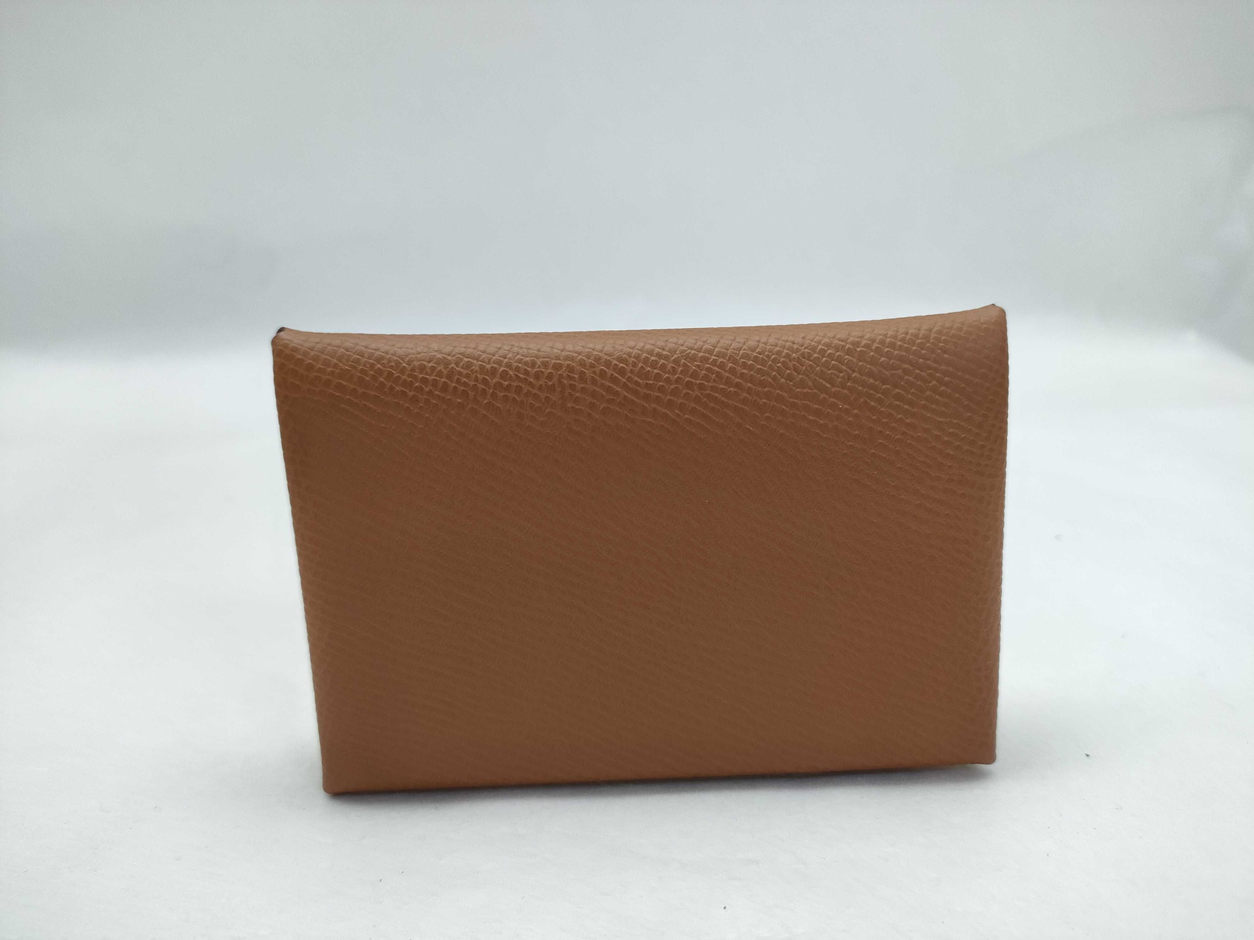 Calvi Epsom Gold Double Coin Case